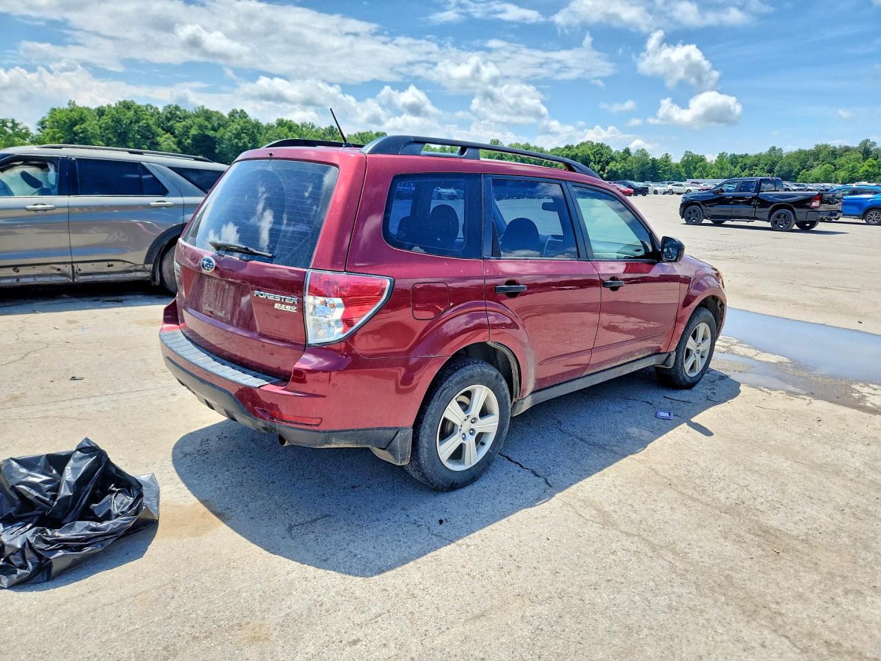 2010 Subaru Forester Xs Burgundy vin: JF2SH6BC0AH795339