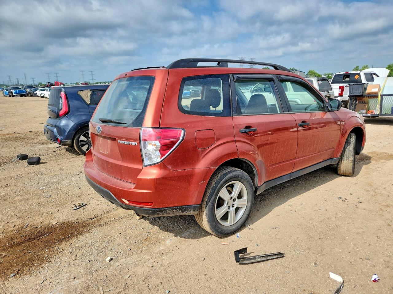 2010 Subaru Forester Xs Red vin: JF2SH6BC0AH905340