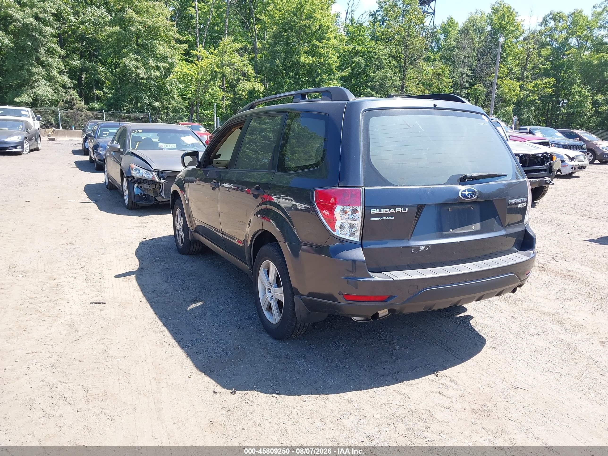 2010 Subaru Forester 2.5x Gray vin: JF2SH6BC0AH913048
