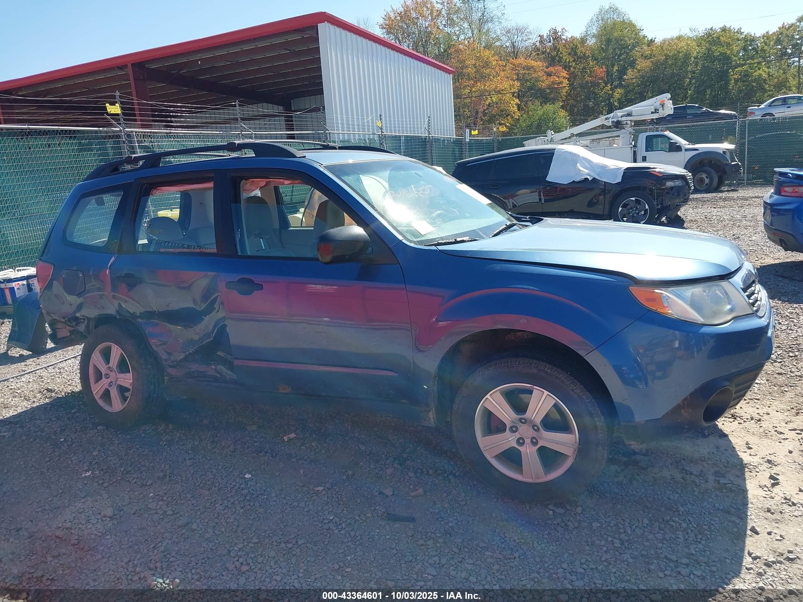 2010 Subaru Forester 2.5x Blue vin: JF2SH6BC1AH783328