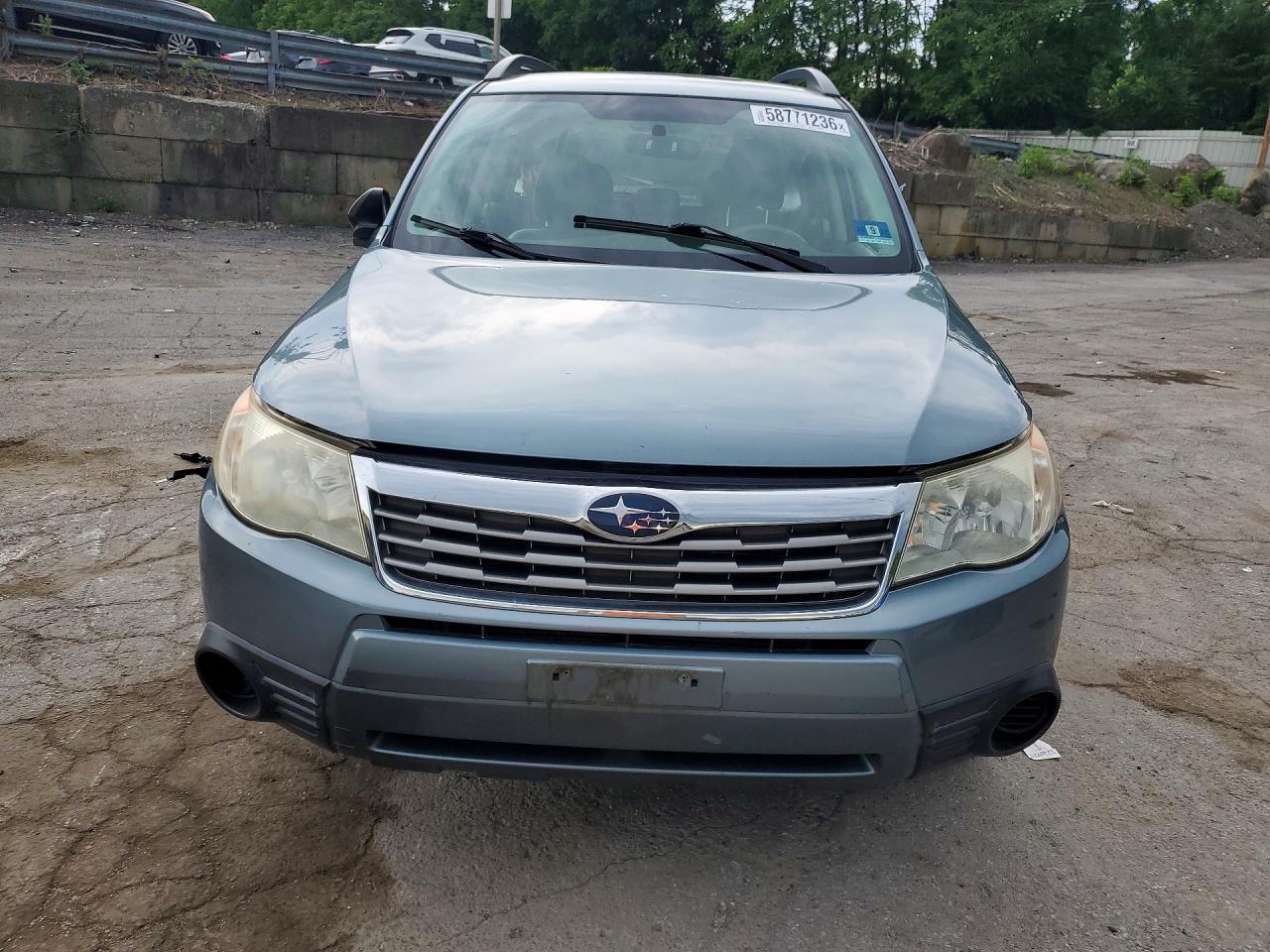 2010 Subaru Forester Xs Blue vin: JF2SH6BC1AH803948