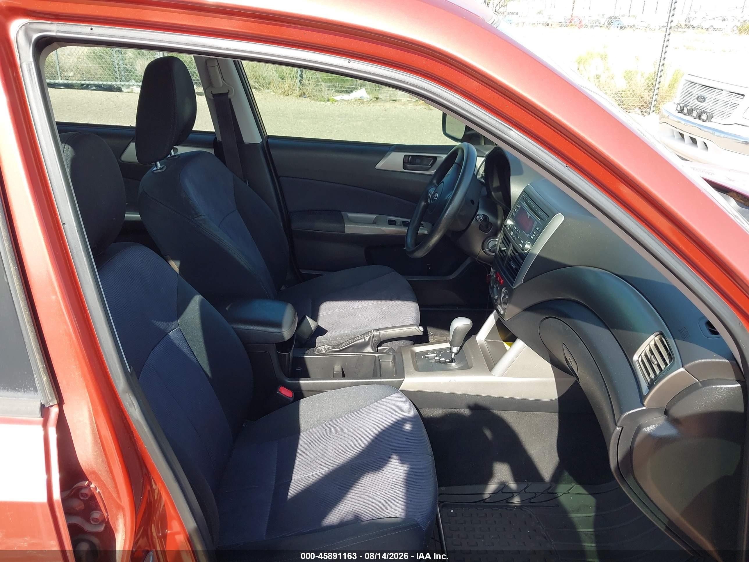 2010 Subaru Forester 2.5x Orange vin: JF2SH6BC2AH770121