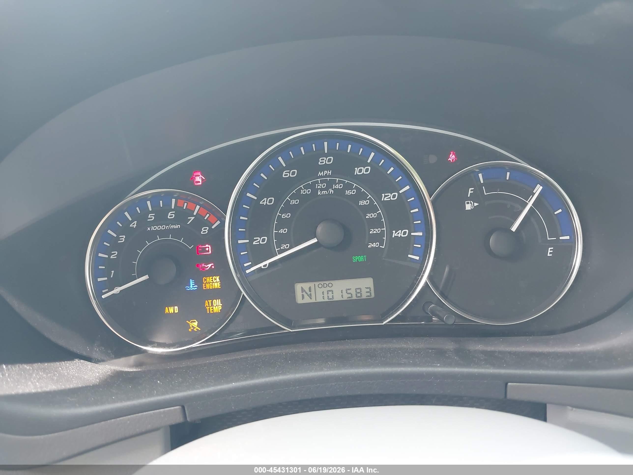 2010 Subaru Forester 2.5x Blue vin: JF2SH6BC2AH916677