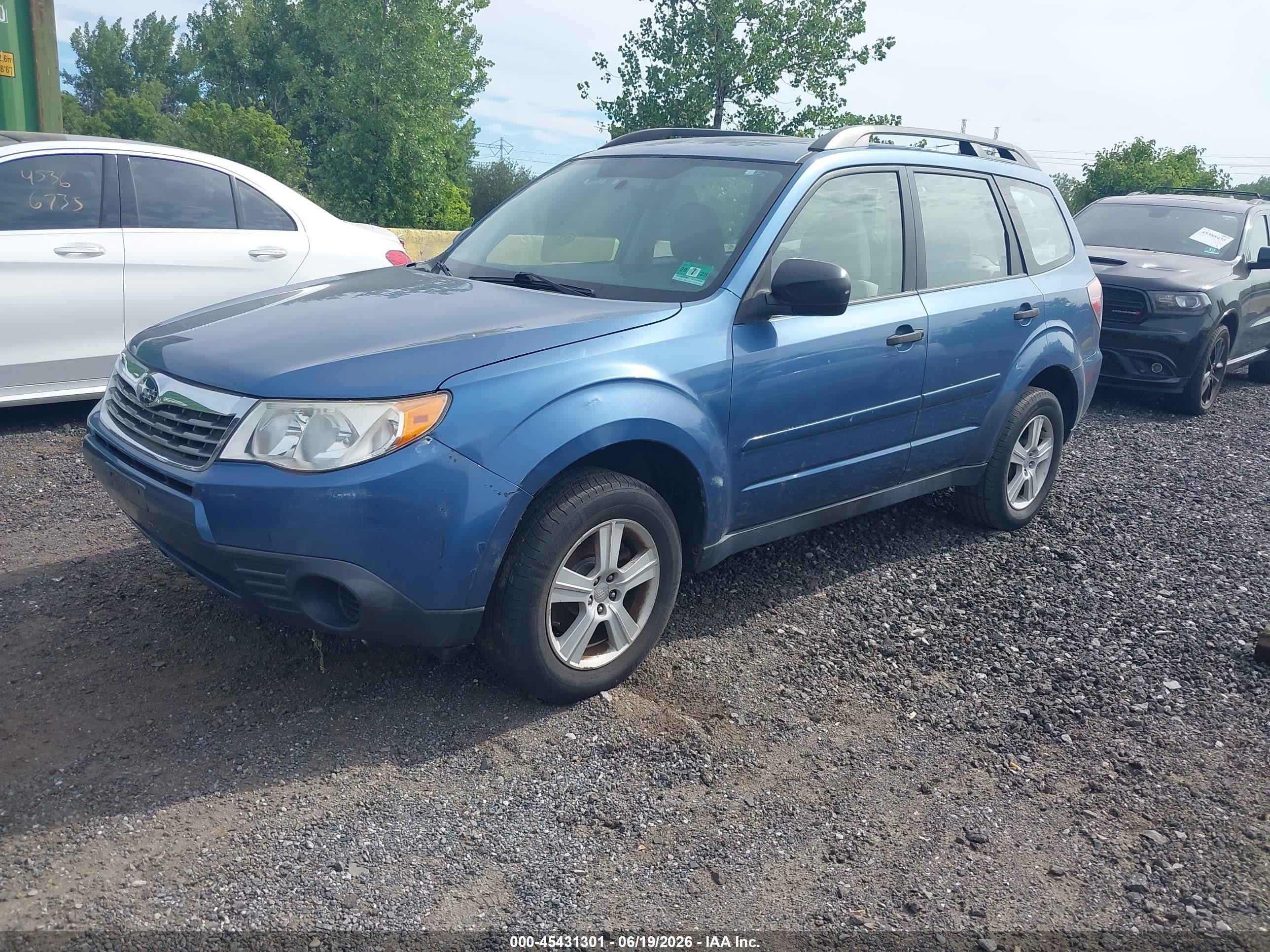2010 Subaru Forester 2.5x Blue vin: JF2SH6BC2AH916677