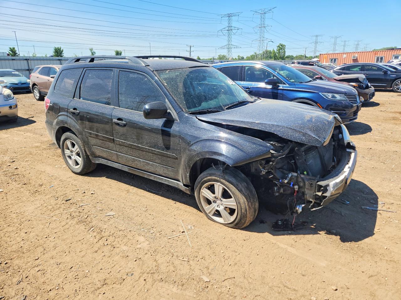 2010 Subaru Forester Xs Black vin: JF2SH6BC3AH795660