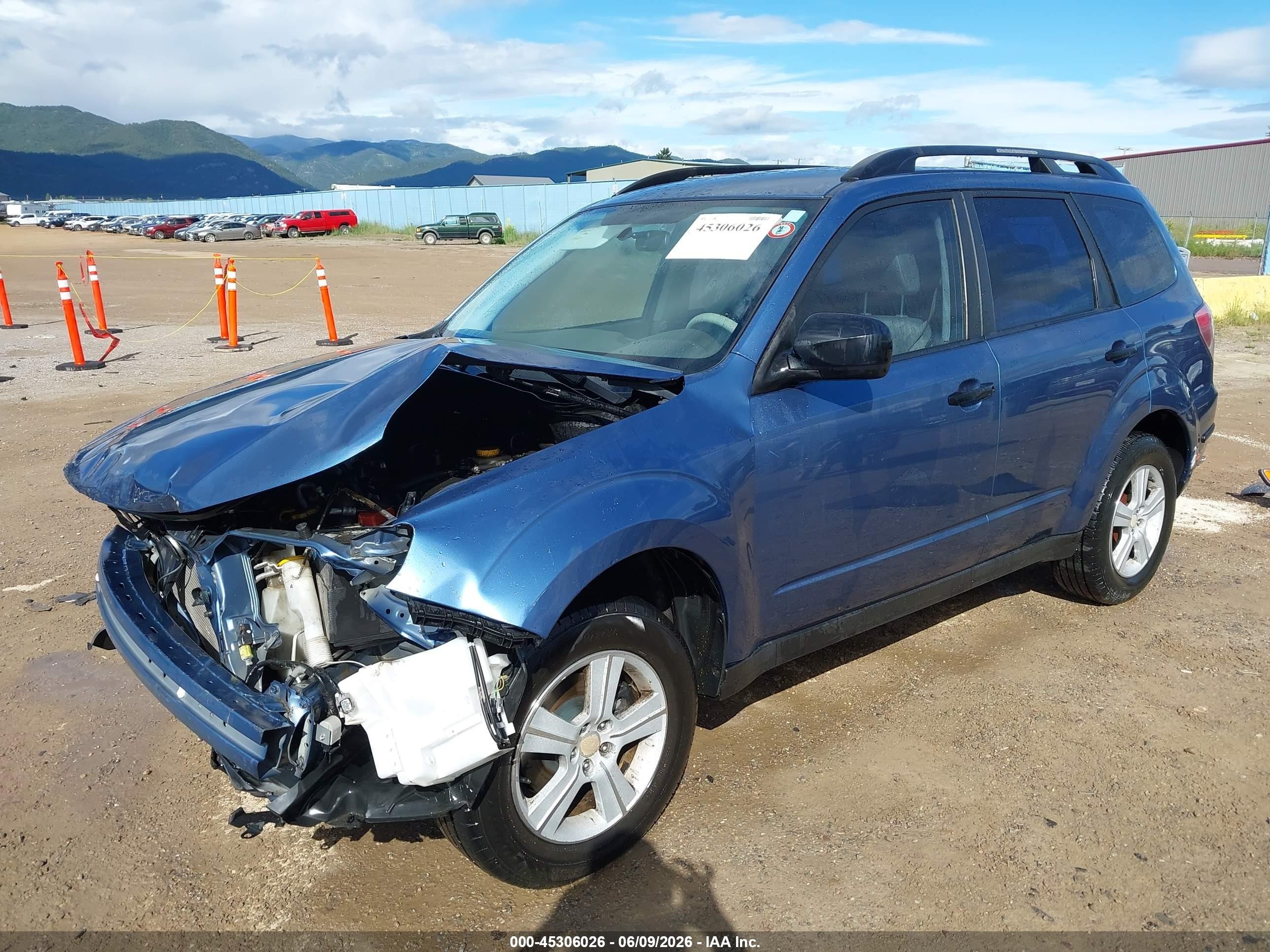 2010 Subaru Forester 2.5x Blue vin: JF2SH6BC4AH916678