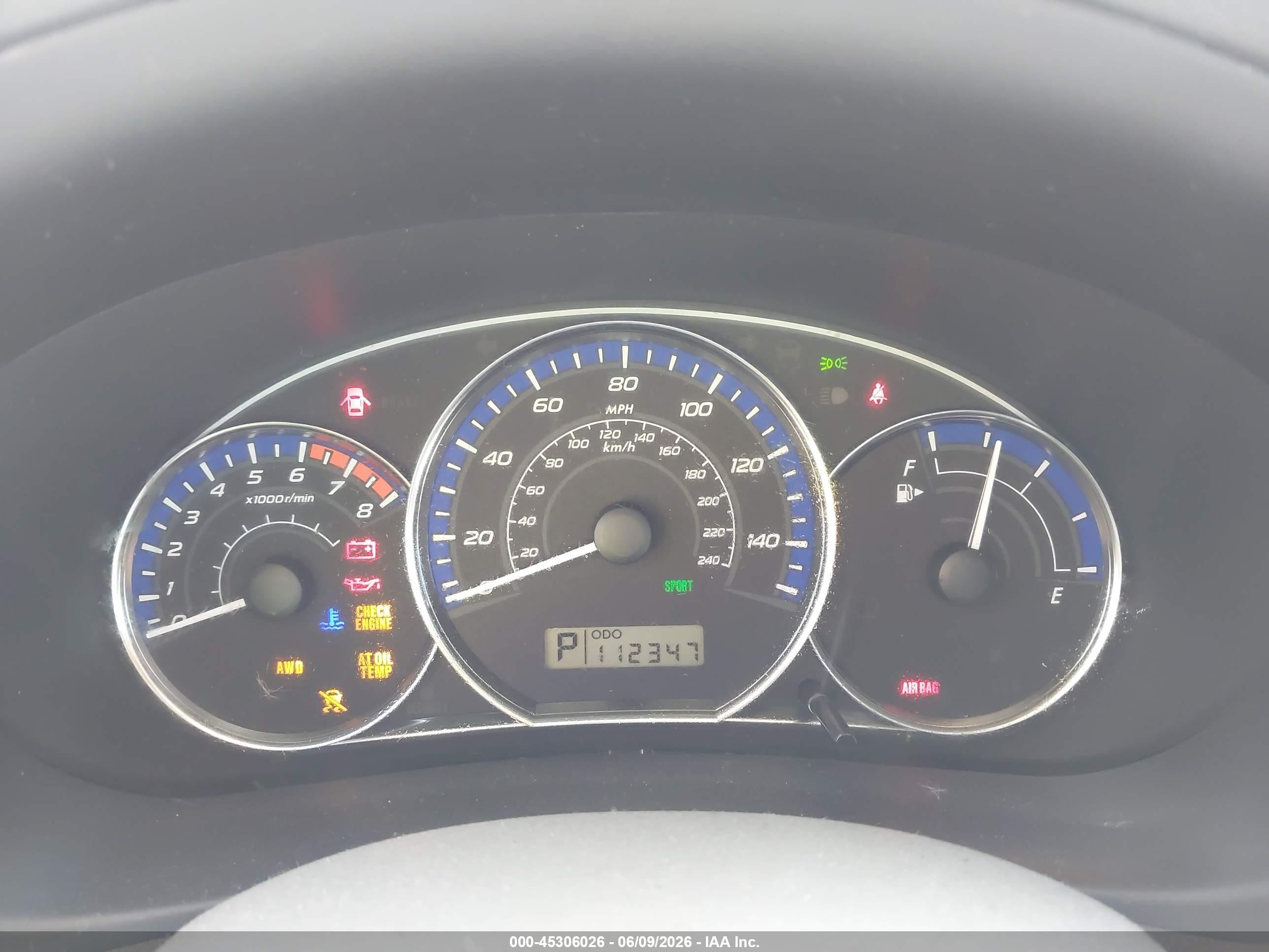 2010 Subaru Forester 2.5x Blue vin: JF2SH6BC4AH916678