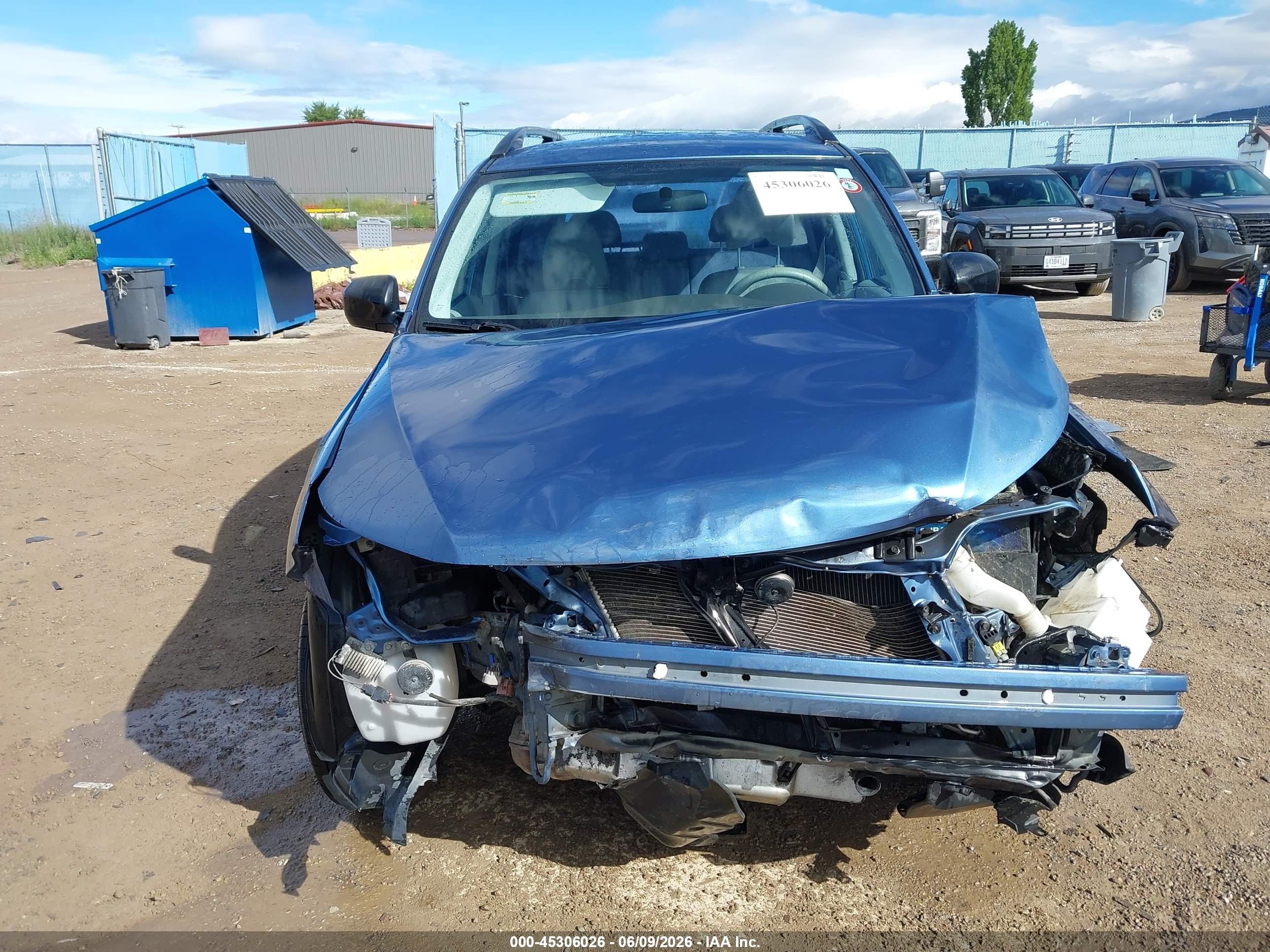 2010 Subaru Forester 2.5x Blue vin: JF2SH6BC4AH916678