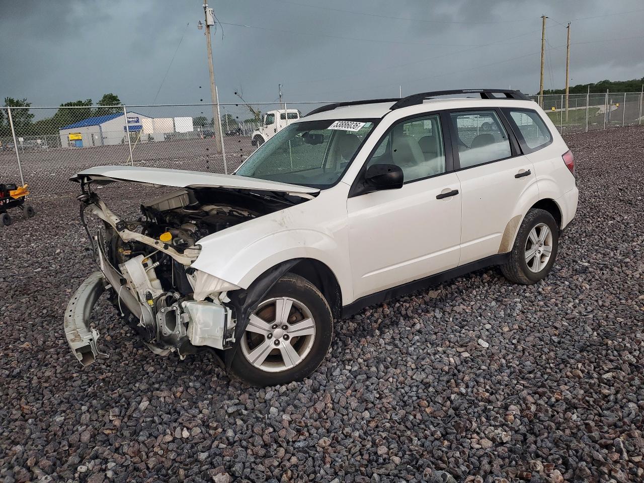 2010 Subaru Forester Xs White vin: JF2SH6BC5AH909562