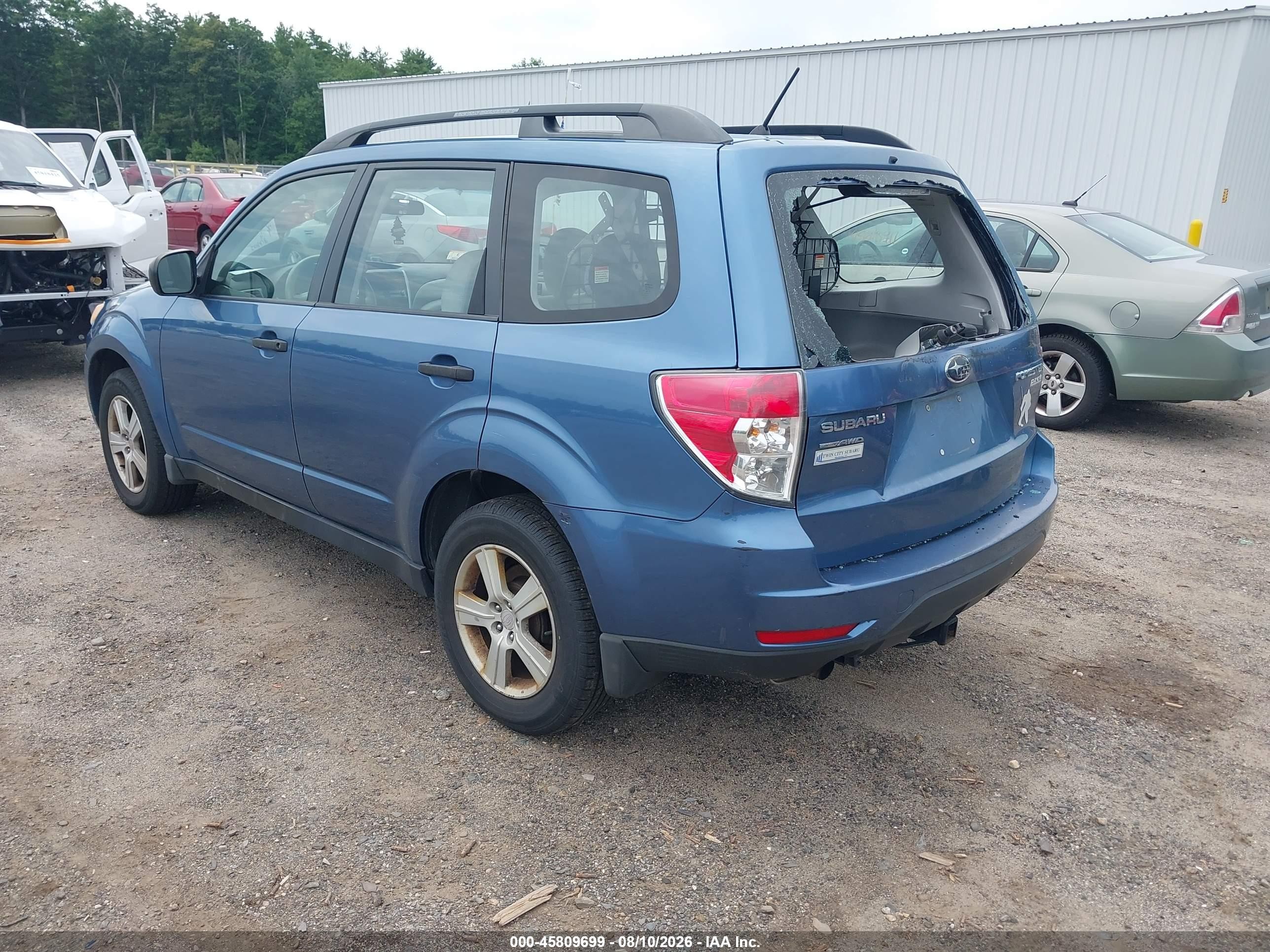 2010 Subaru Forester 2.5x Синий vin: JF2SH6BC5AH909898
