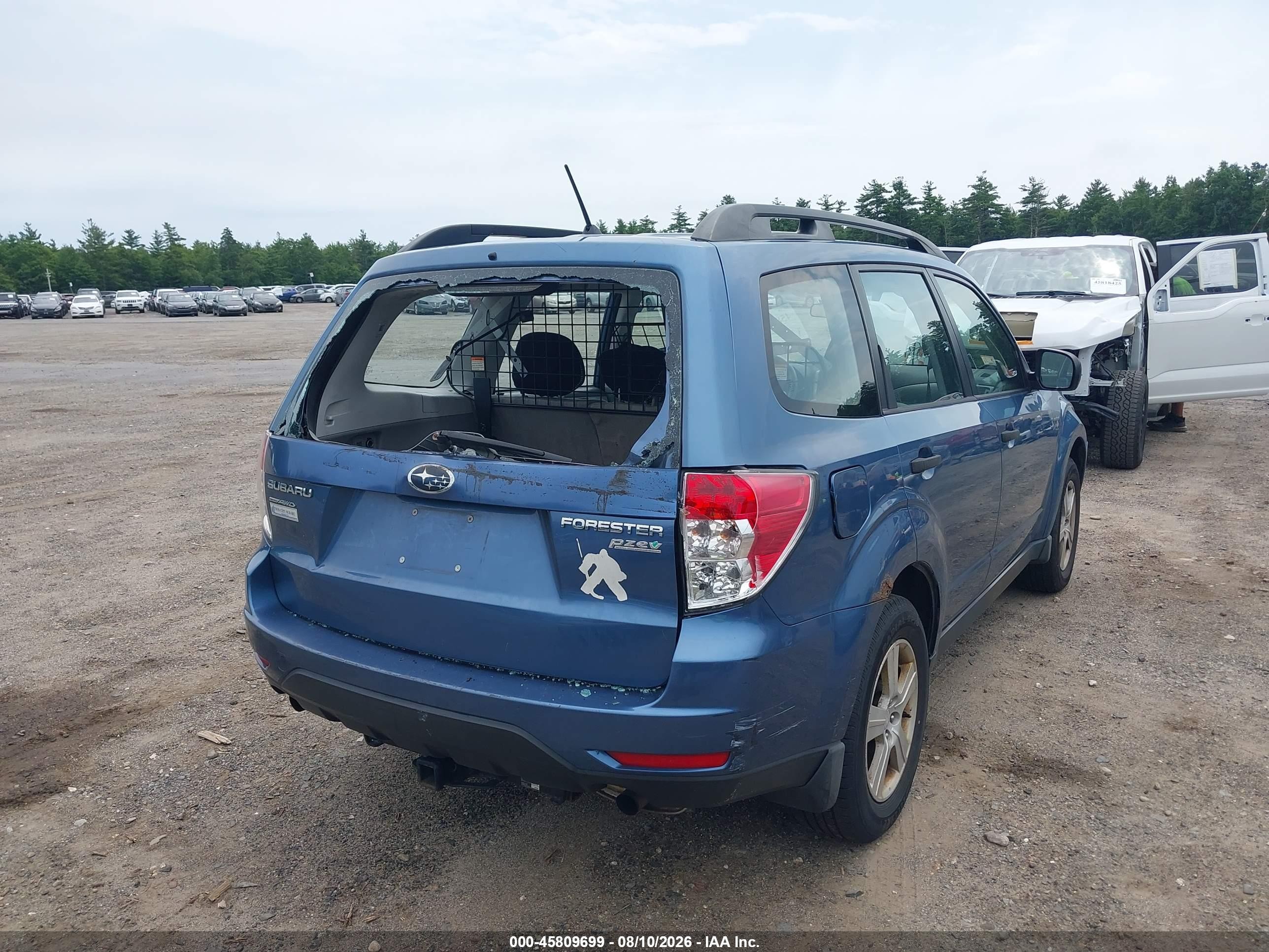 2010 Subaru Forester 2.5x Синий vin: JF2SH6BC5AH909898