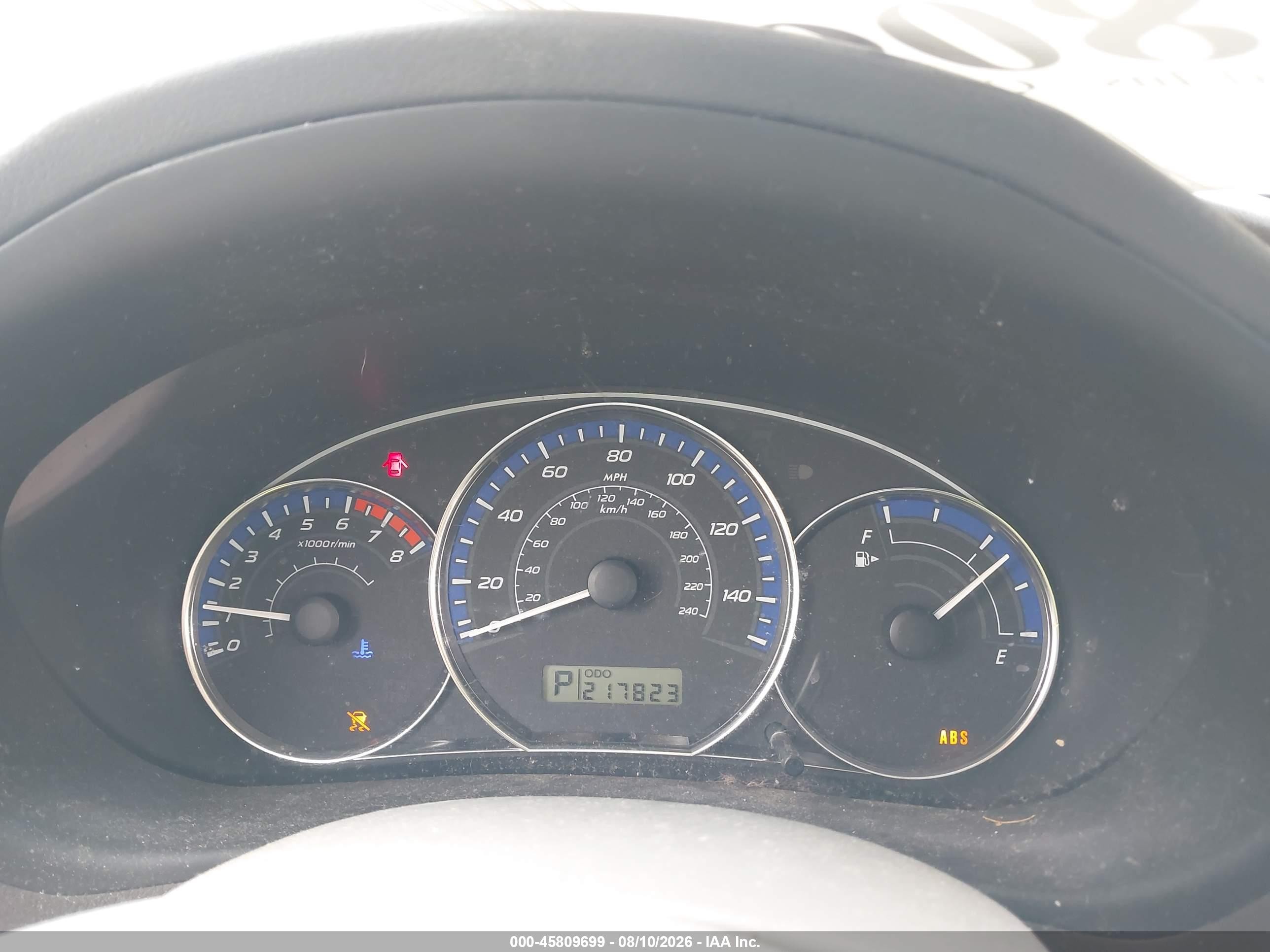 2010 Subaru Forester 2.5x Синий vin: JF2SH6BC5AH909898