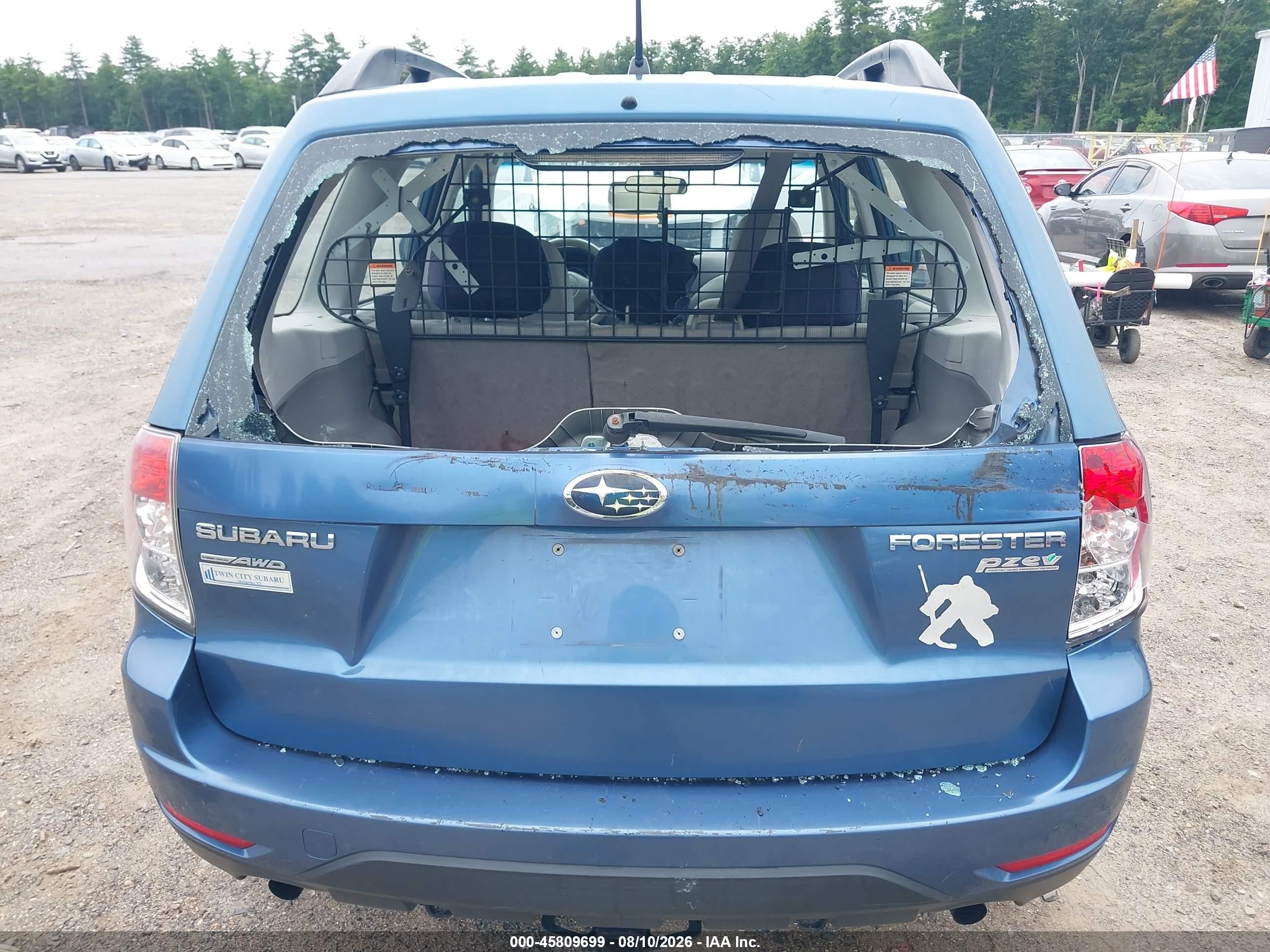 2010 Subaru Forester 2.5x Синий vin: JF2SH6BC5AH909898