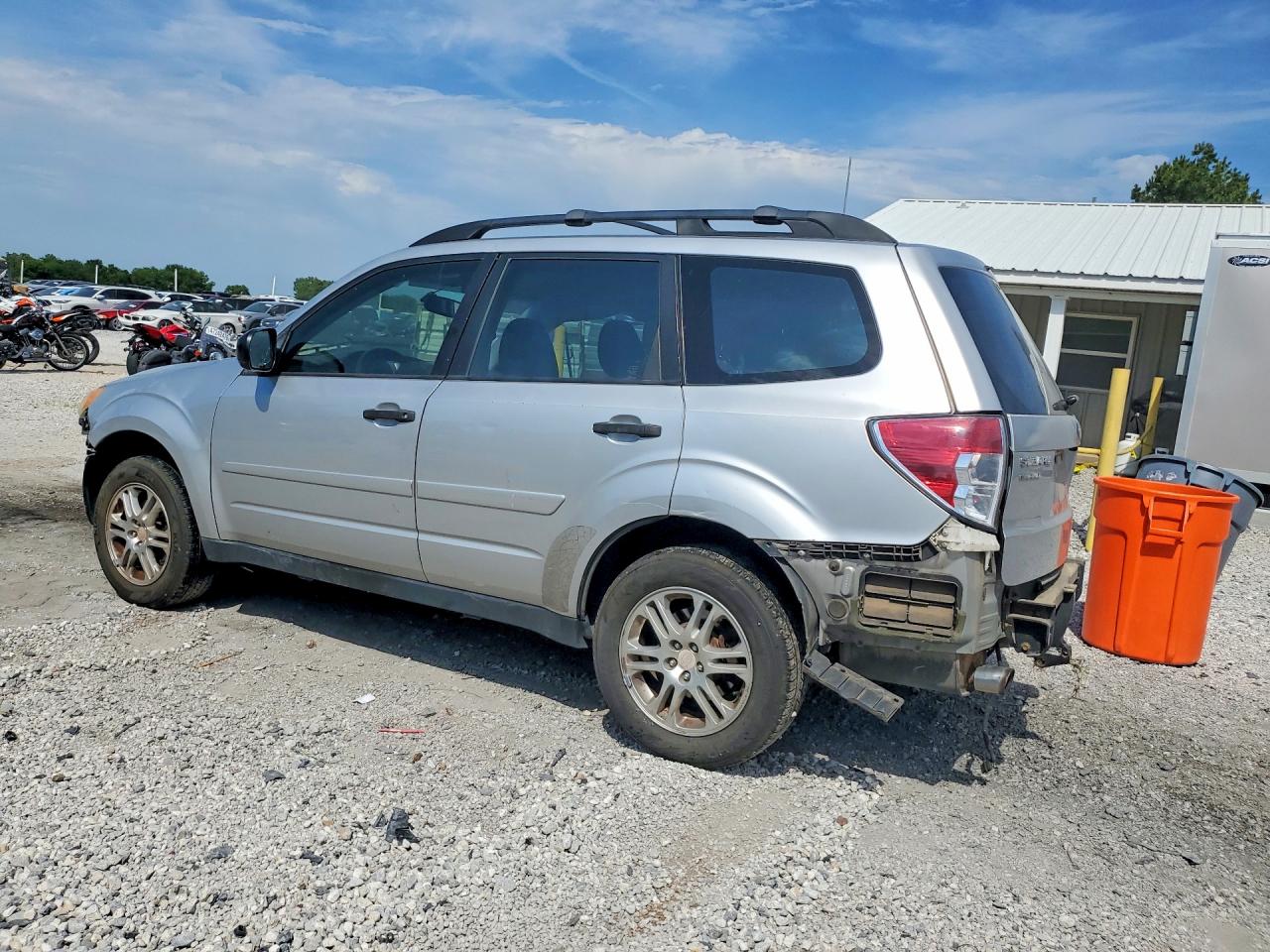2010 Subaru Forester Xs Silver vin: JF2SH6BC6AH775483