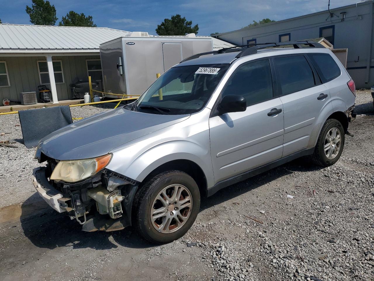 2010 Subaru Forester Xs Silver vin: JF2SH6BC6AH775483