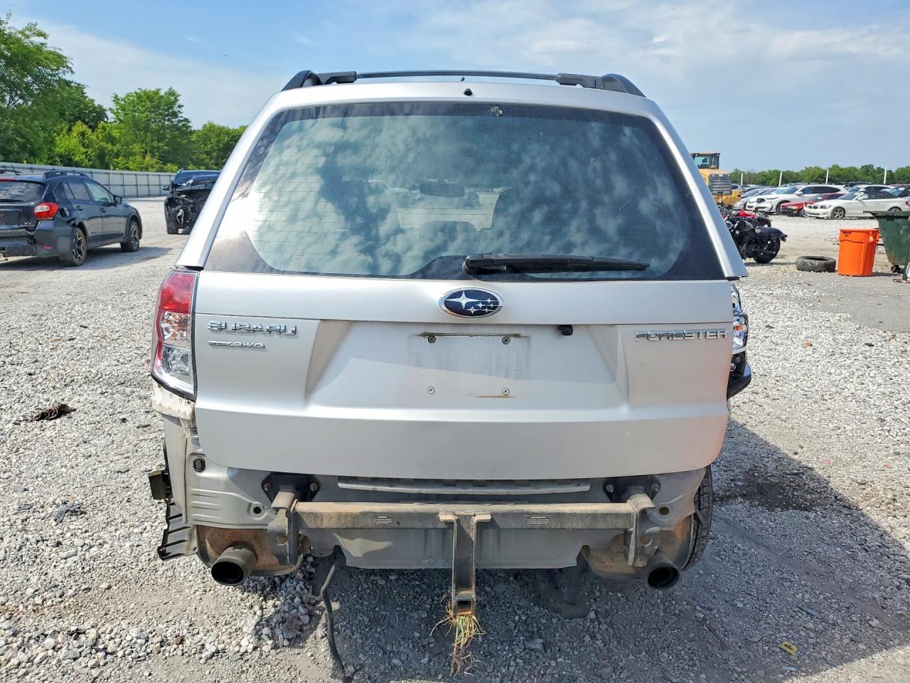 2010 Subaru Forester Xs Silver vin: JF2SH6BC6AH775483