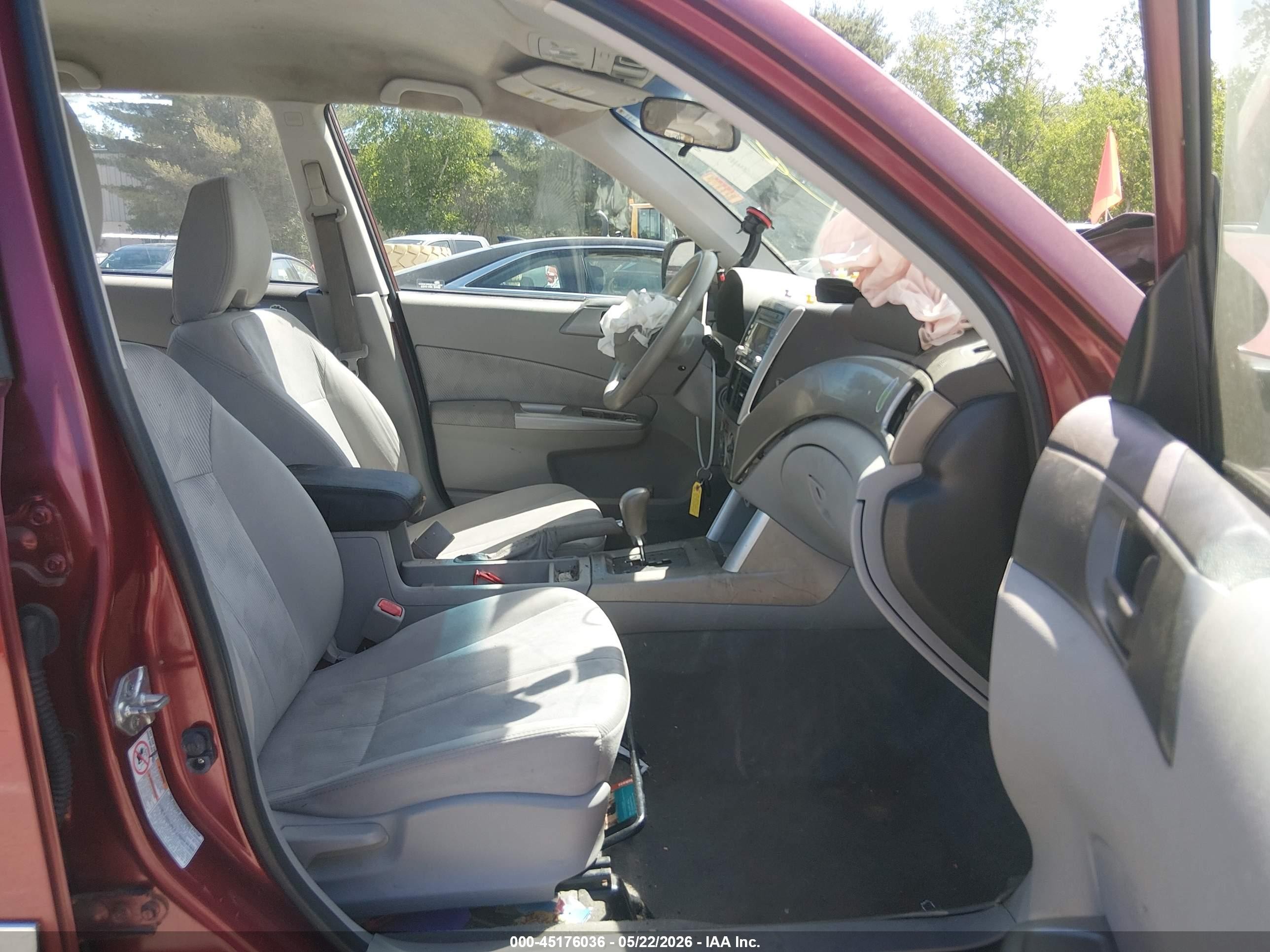 2010 Subaru Forester Xs Red vin: JF2SH6BC6AH785558