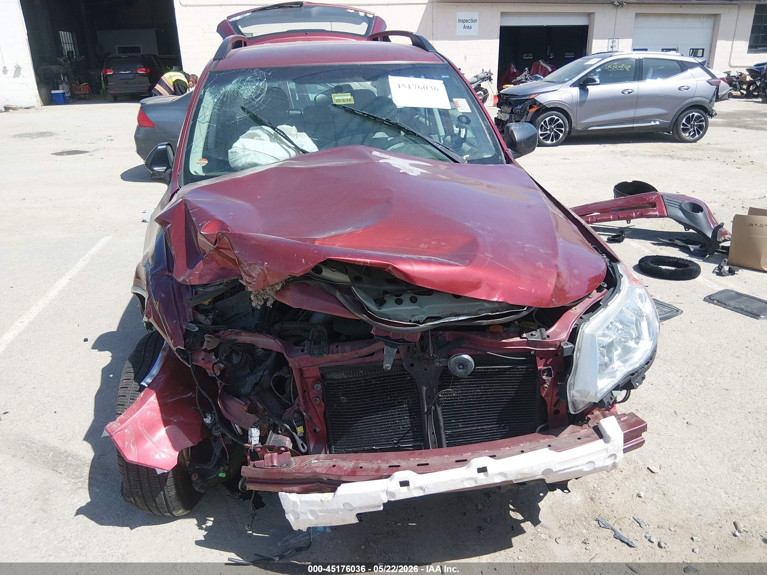 2010 Subaru Forester Xs Red vin: JF2SH6BC6AH785558