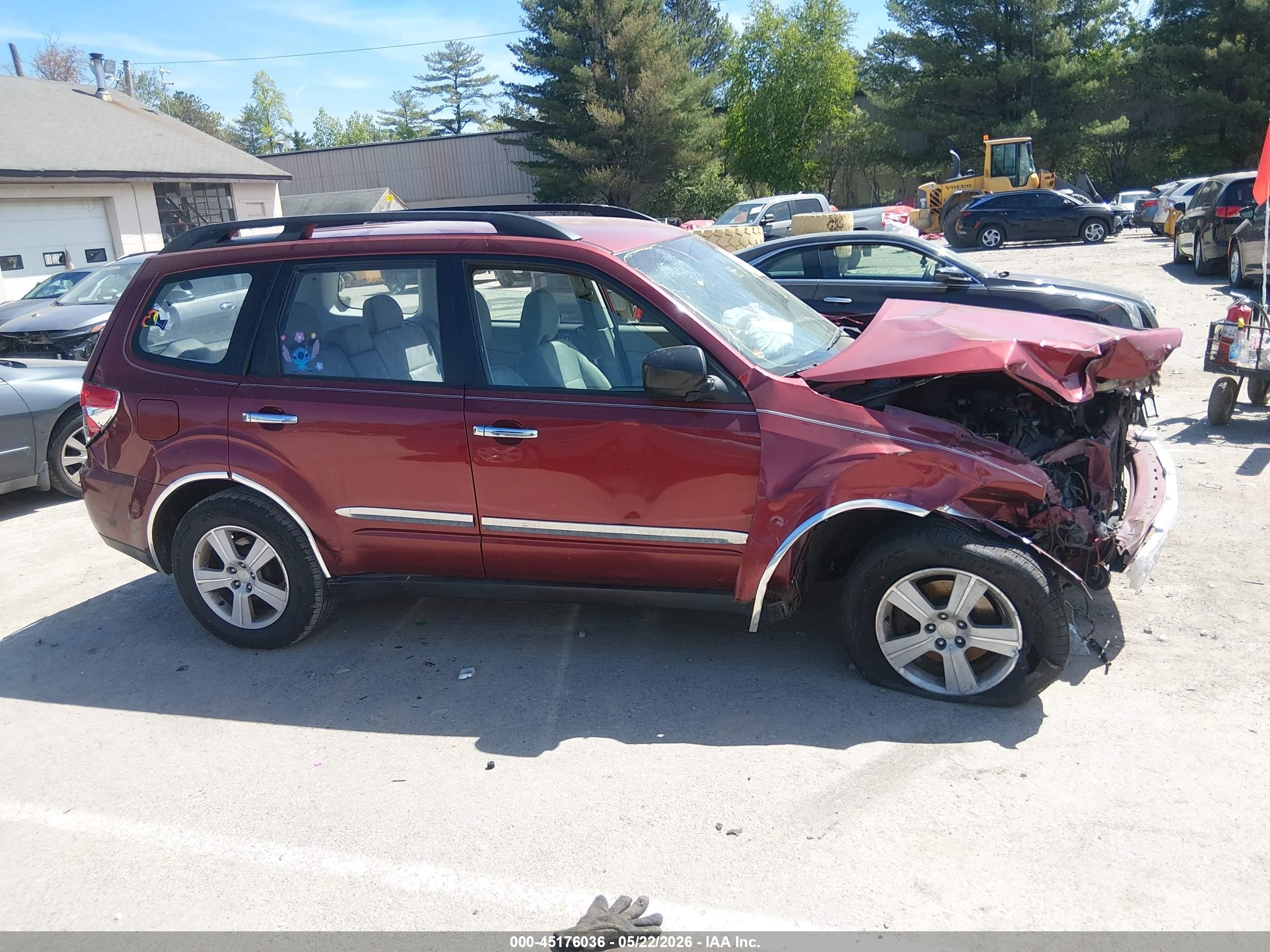 2010 Subaru Forester Xs Red vin: JF2SH6BC6AH785558