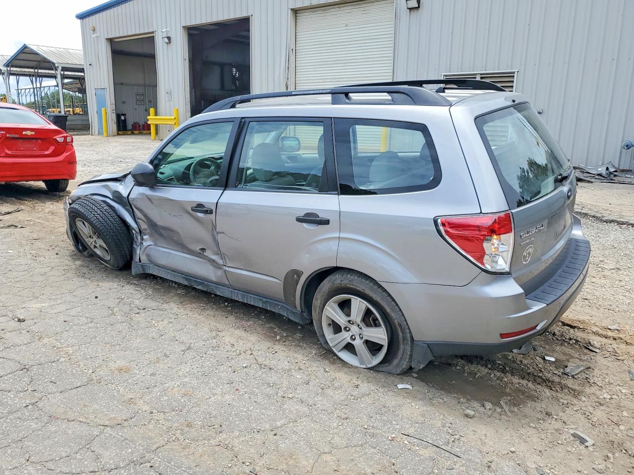 2010 Subaru Forester Xs Silver vin: JF2SH6BC6AH792235