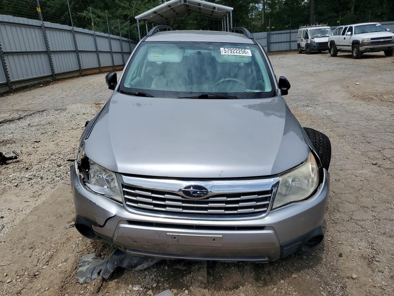 2010 Subaru Forester Xs Silver vin: JF2SH6BC6AH792235