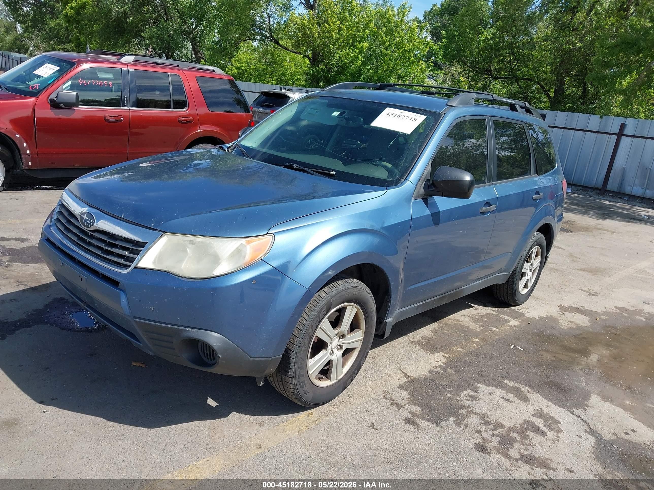 2010 Subaru Forester 2.5x Blue vin: JF2SH6BC6AH912566