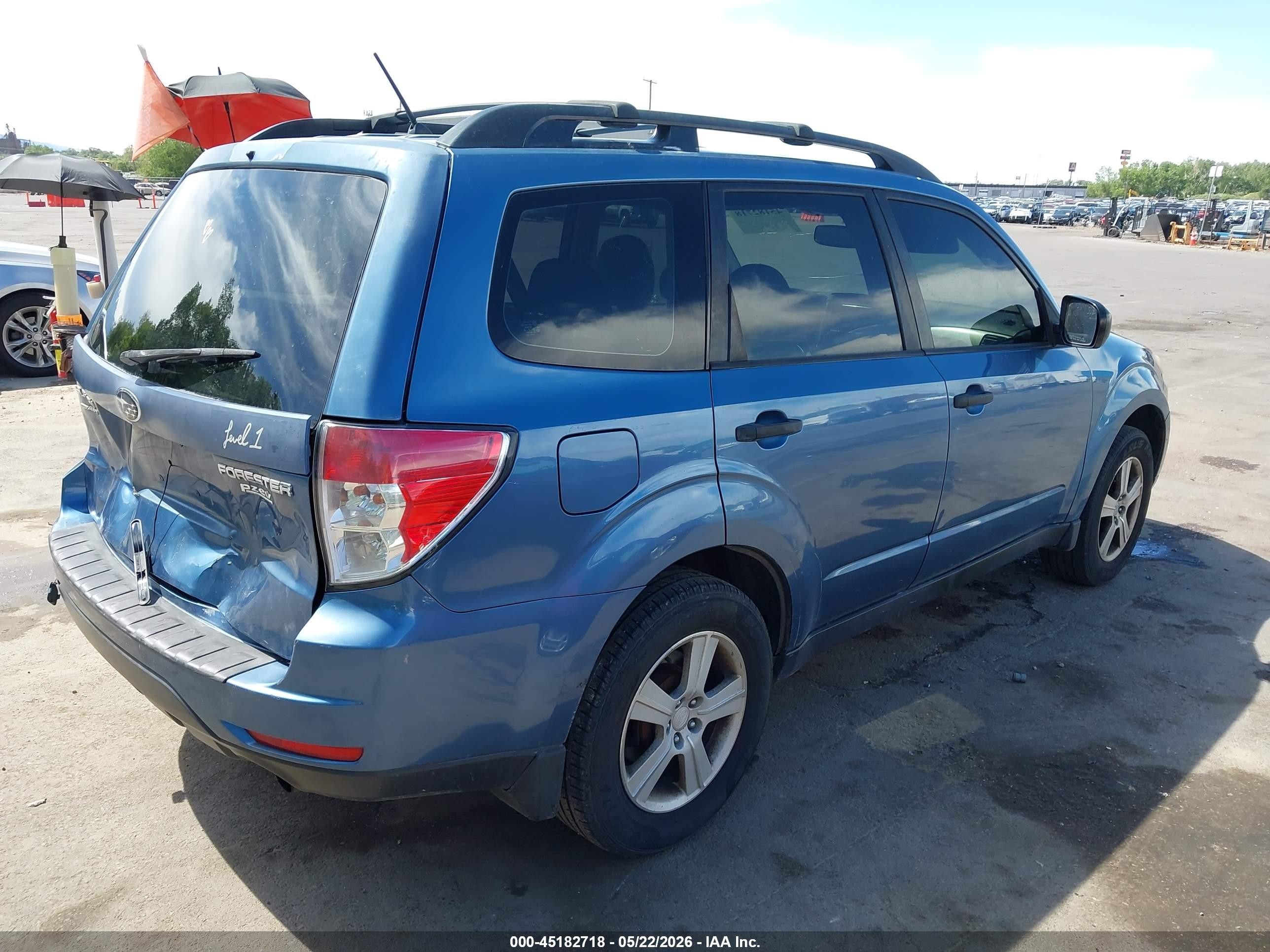 2010 Subaru Forester 2.5x Blue vin: JF2SH6BC6AH912566
