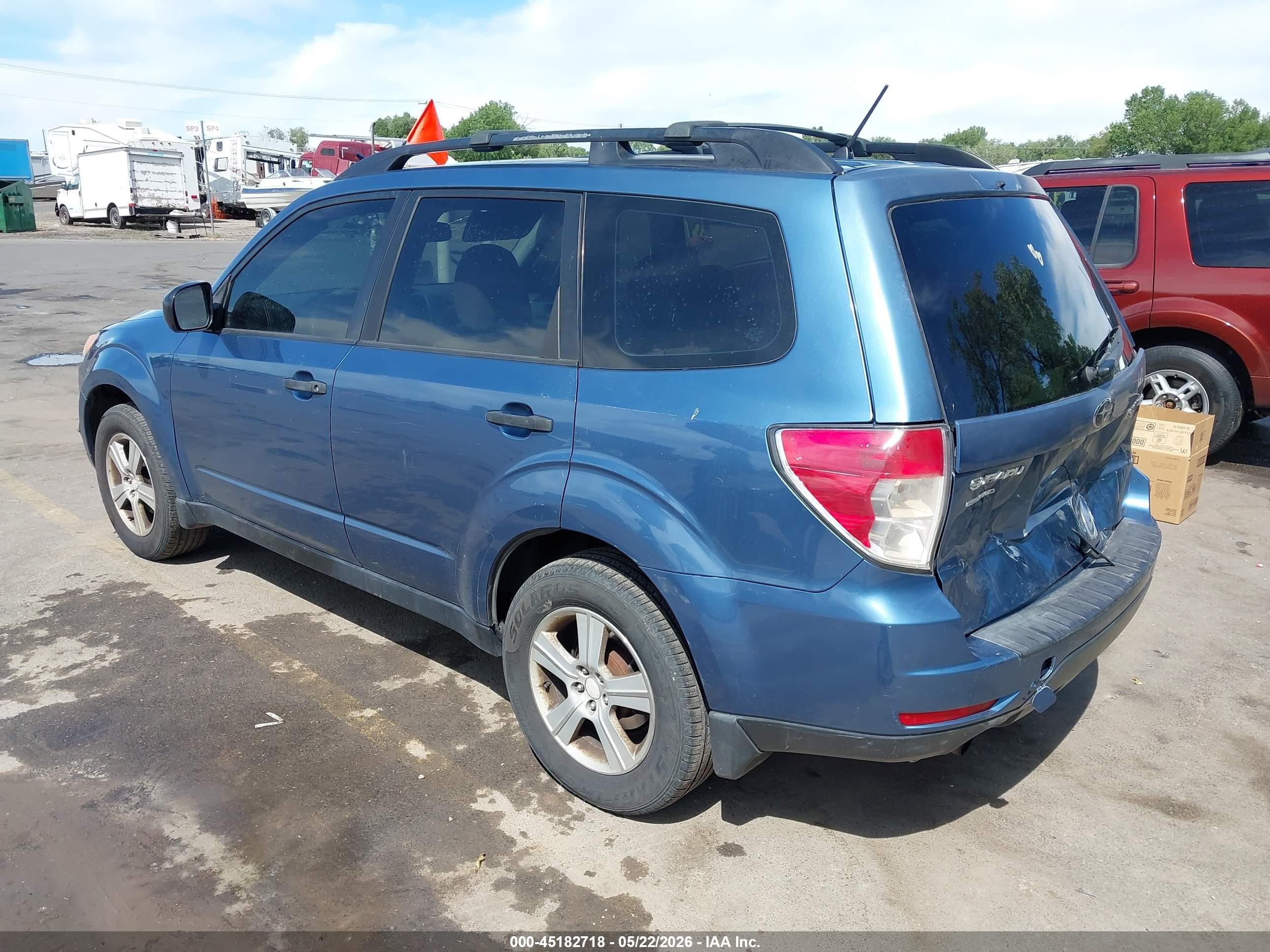 2010 Subaru Forester 2.5x Blue vin: JF2SH6BC6AH912566
