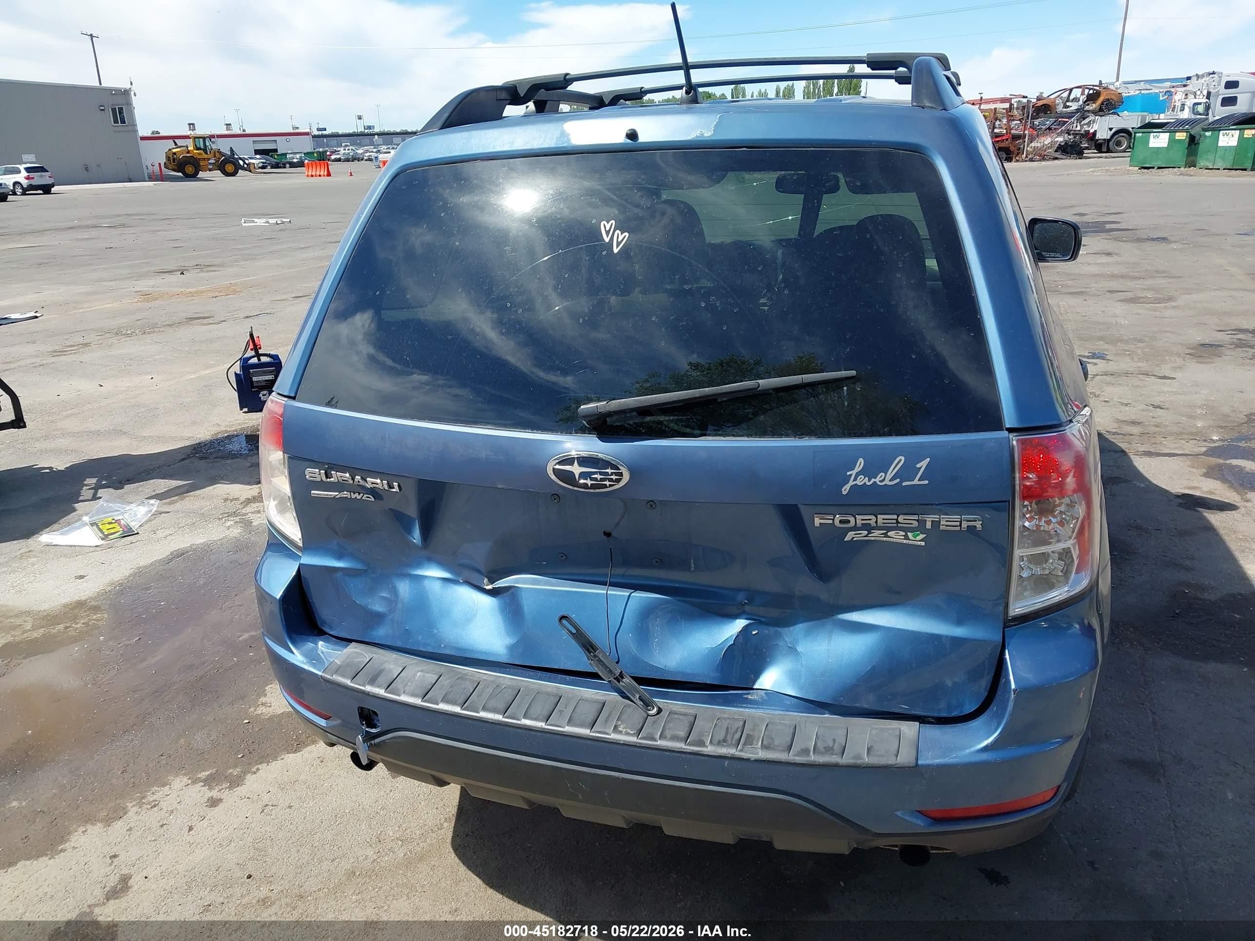 2010 Subaru Forester 2.5x Blue vin: JF2SH6BC6AH912566