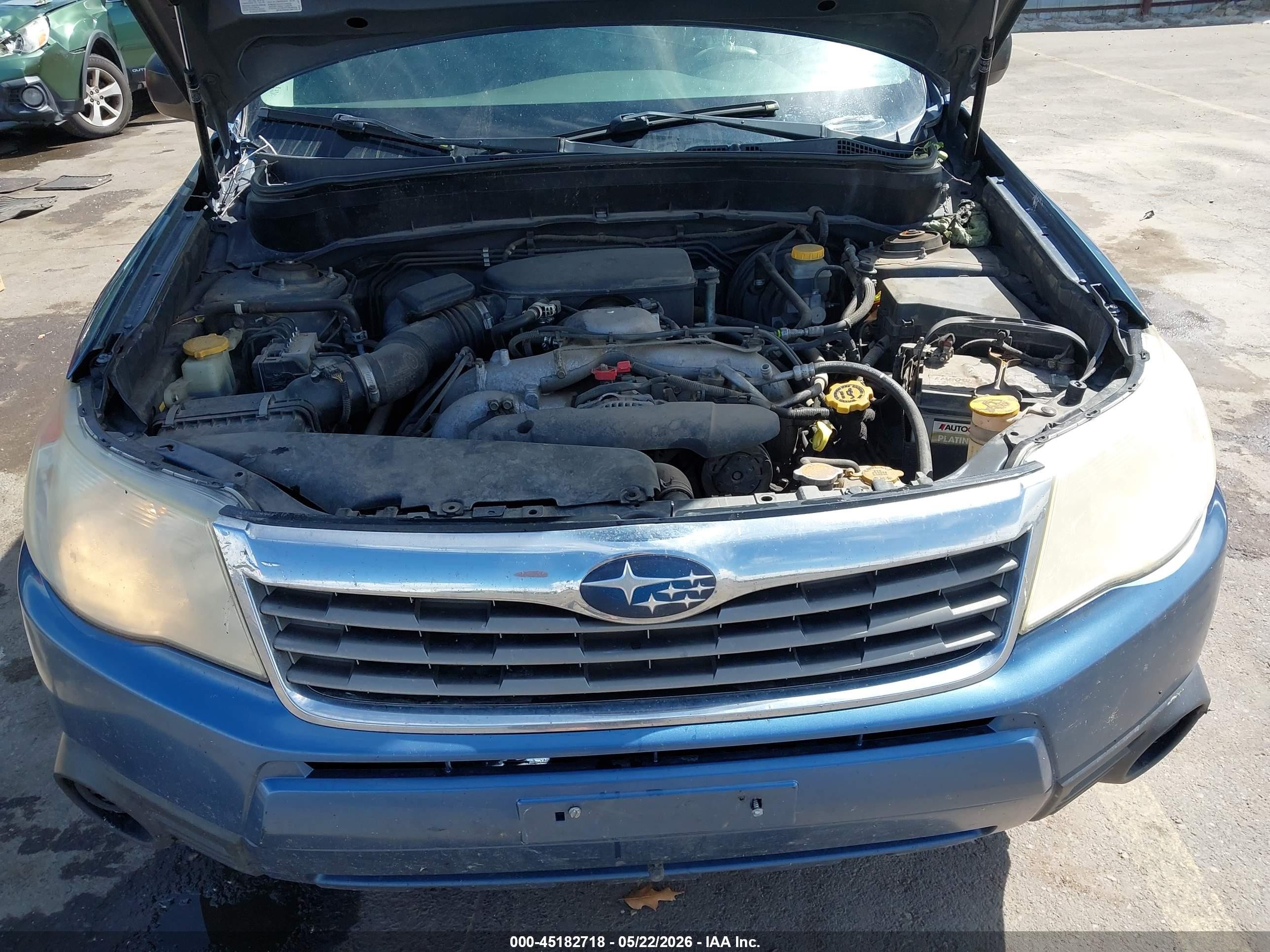 2010 Subaru Forester 2.5x Blue vin: JF2SH6BC6AH912566