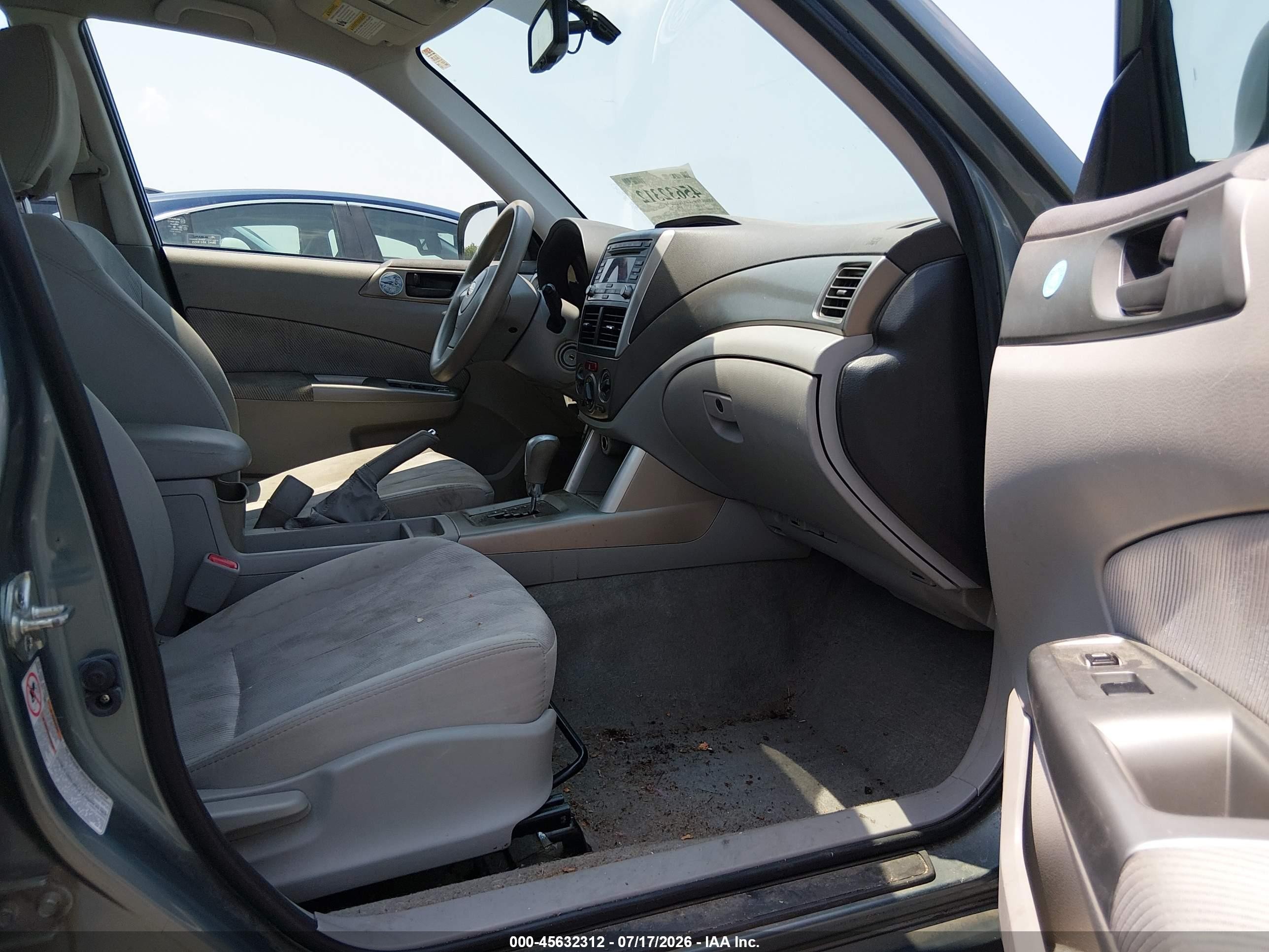 2010 Subaru Forester 2.5x Green vin: JF2SH6BC7AH910986