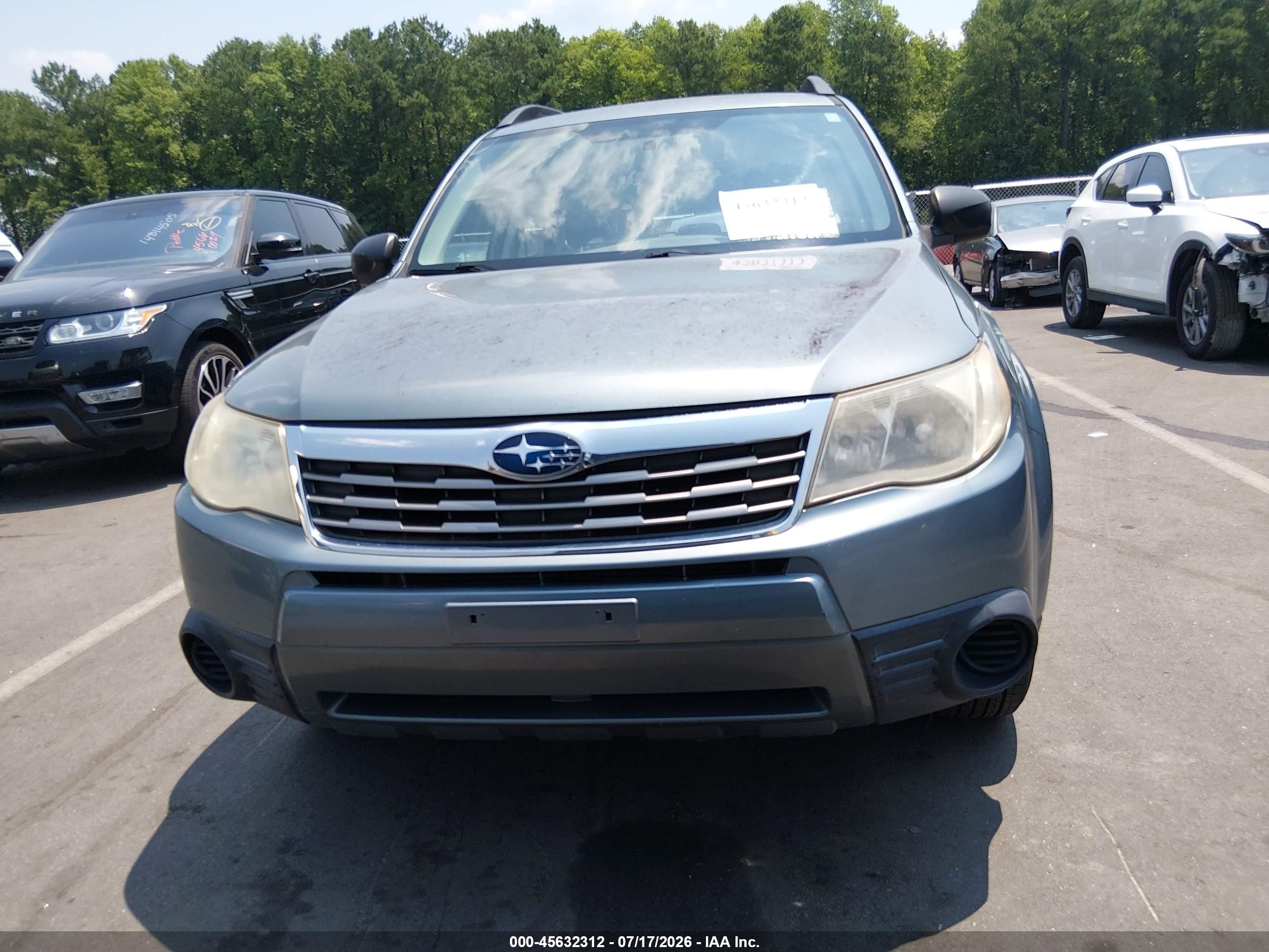 2010 Subaru Forester 2.5x Green vin: JF2SH6BC7AH910986