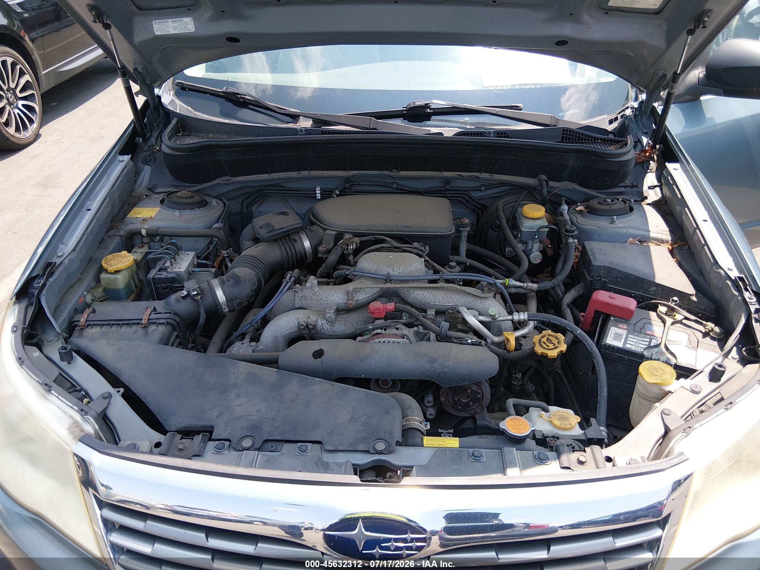 2010 Subaru Forester 2.5x Green vin: JF2SH6BC7AH910986