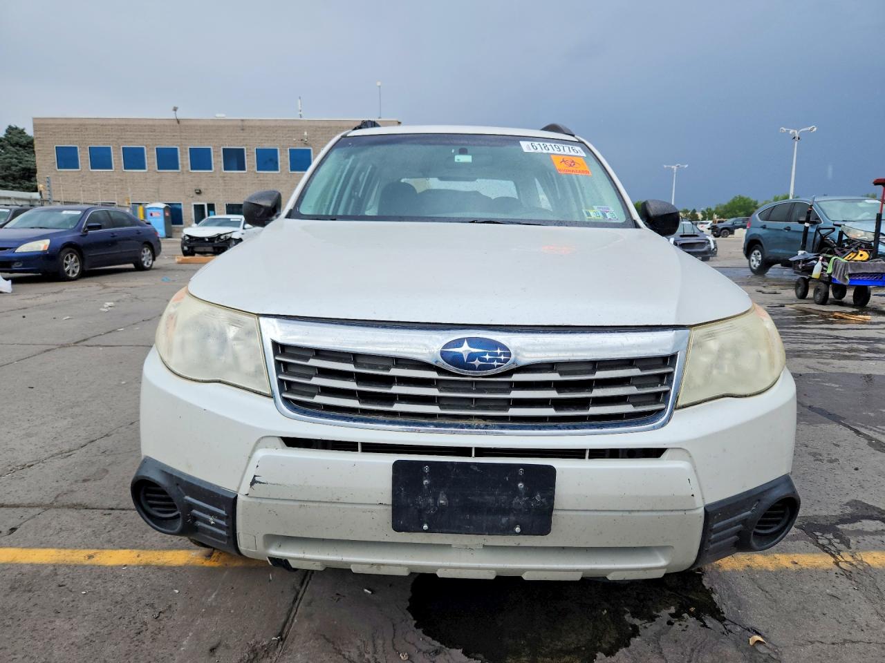 2010 Subaru Forester Xs White vin: JF2SH6BC7AH914438
