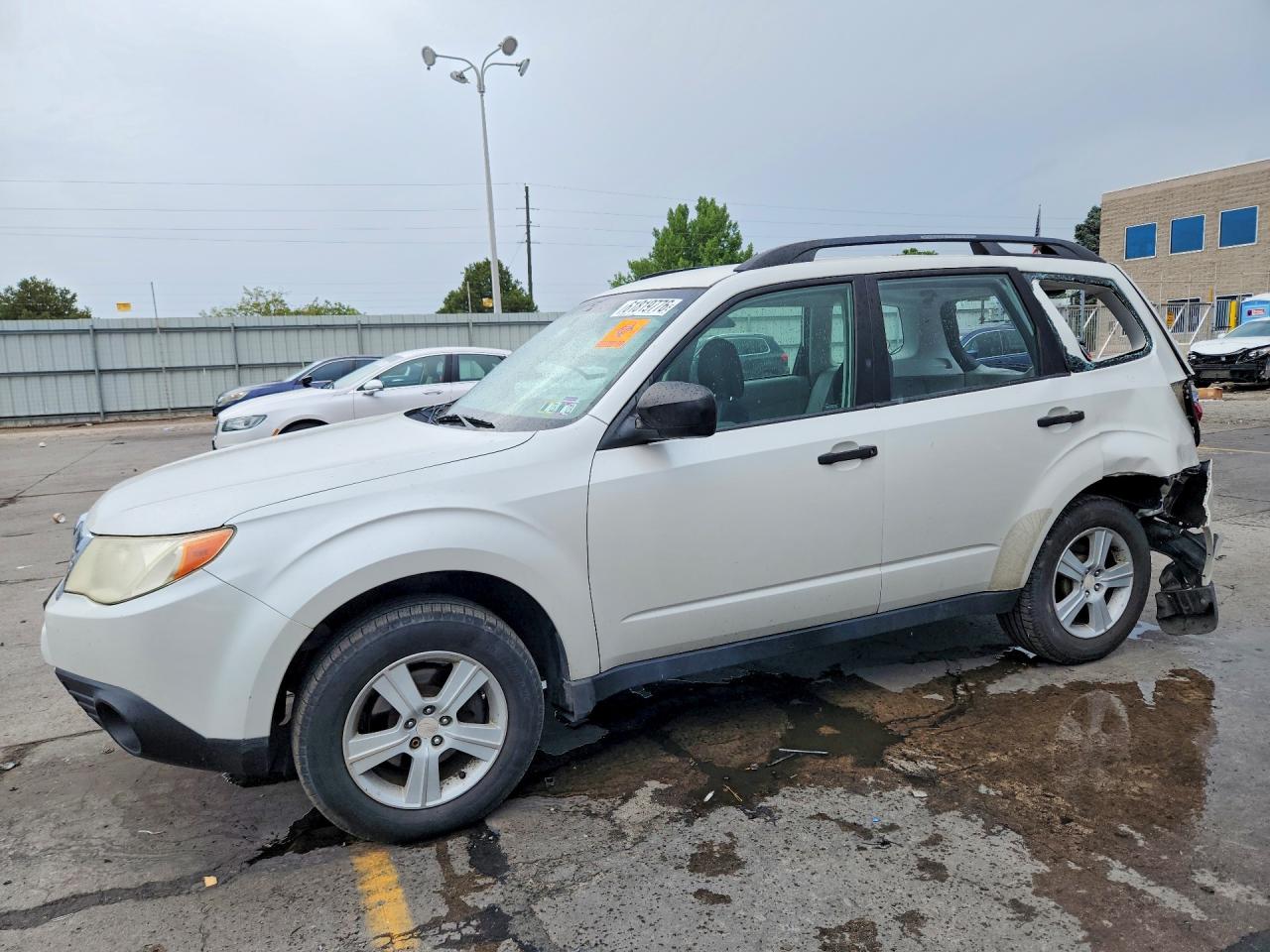2010 Subaru Forester Xs White vin: JF2SH6BC7AH914438
