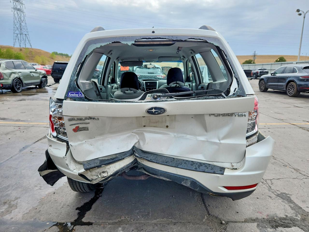 2010 Subaru Forester Xs White vin: JF2SH6BC7AH914438