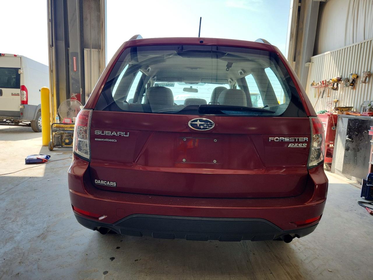 2010 Subaru Forester Xs Burgundy vin: JF2SH6BC8AH782273
