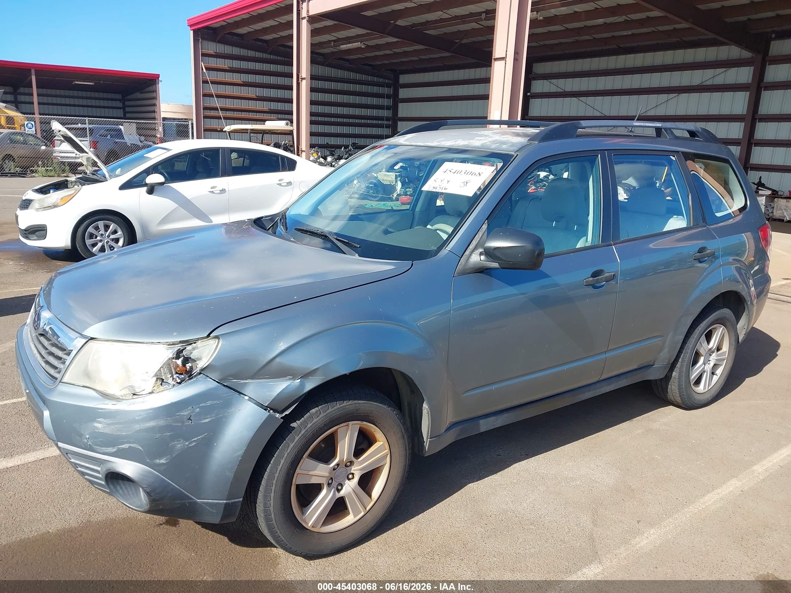 2010 Subaru Forester 2.5x Maroon vin: JF2SH6BC9AH793525