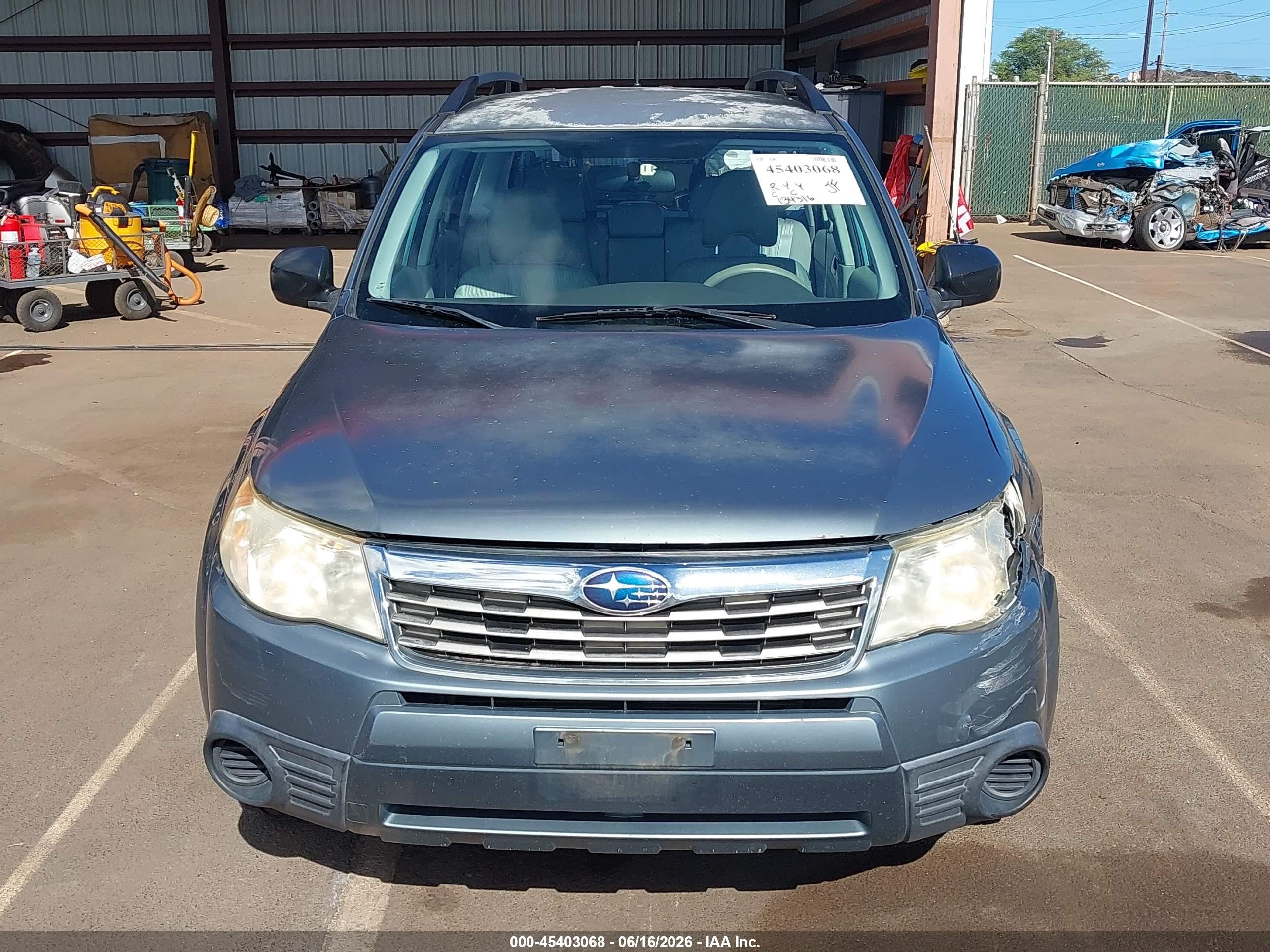 2010 Subaru Forester 2.5x Maroon vin: JF2SH6BC9AH793525