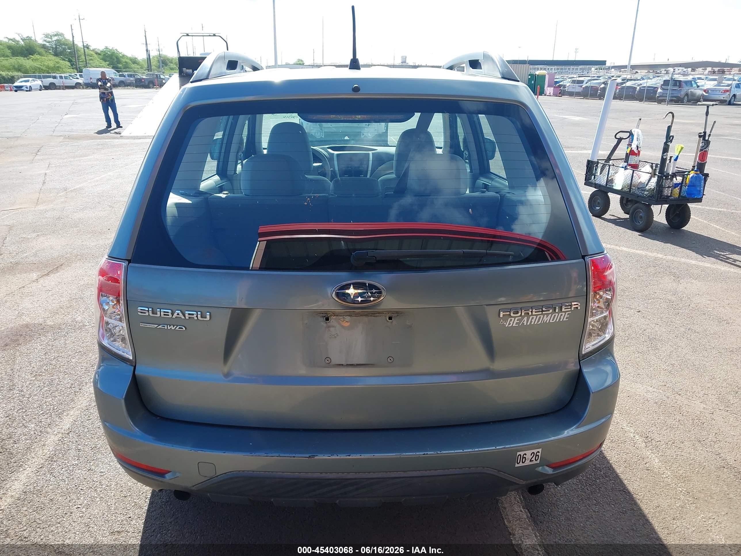 2010 Subaru Forester 2.5x Maroon vin: JF2SH6BC9AH793525