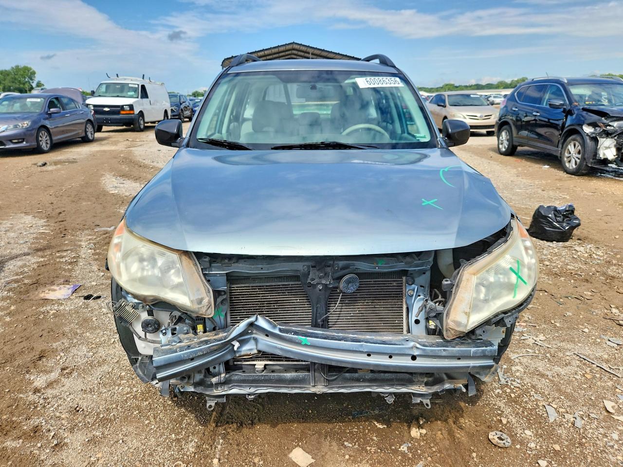 2010 Subaru Forester Xs Teal vin: JF2SH6BC9AH796909