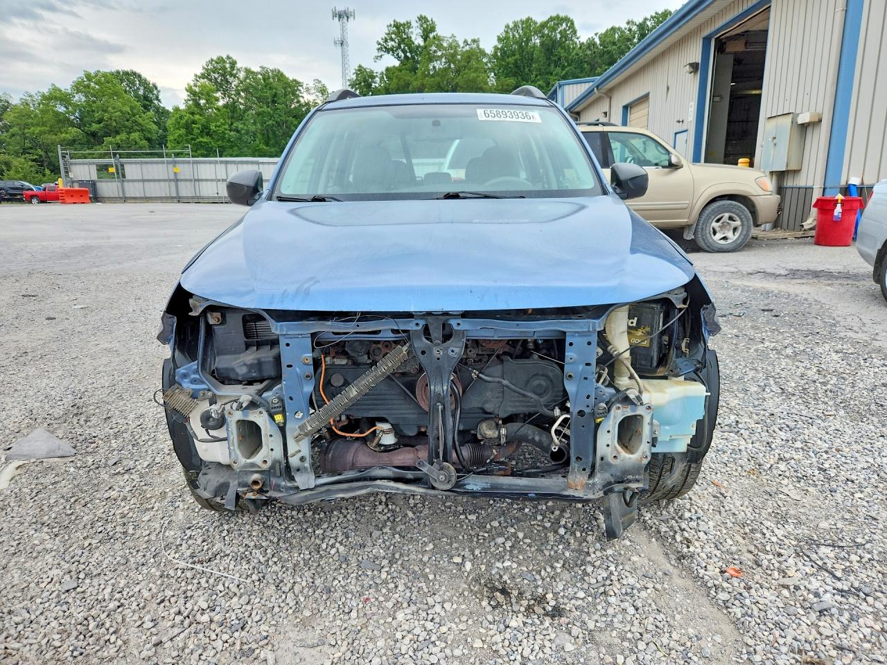 2010 Subaru Forester Xs Blue vin: JF2SH6BC9AH800506