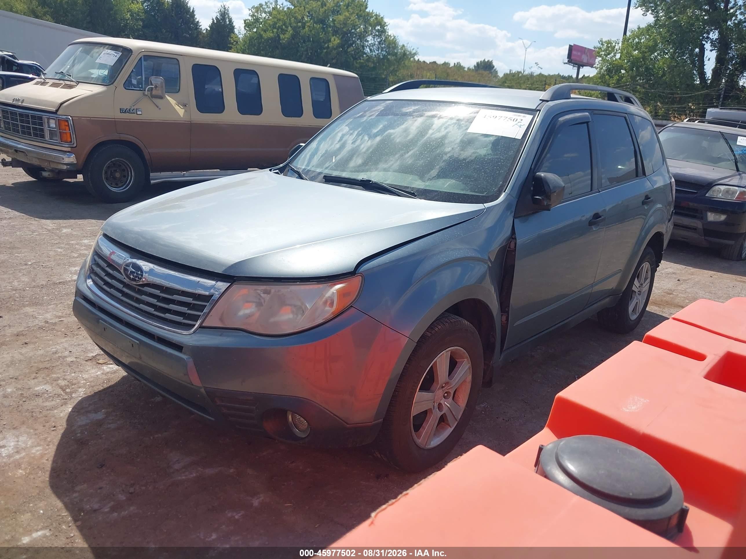 2010 Subaru Forester 2.5x Blue vin: JF2SH6BC9AH916739