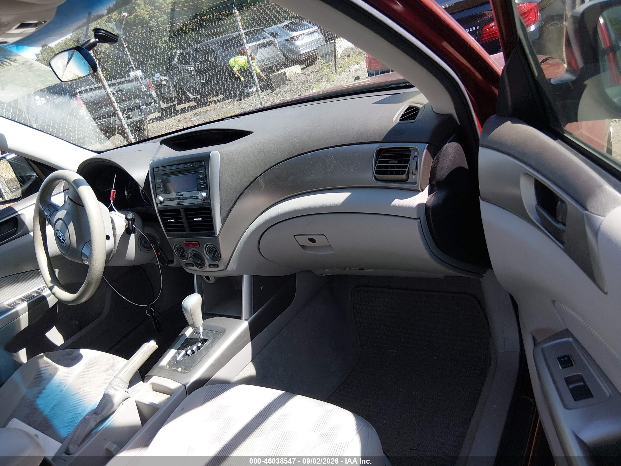 2010 Subaru Forester 2.5x Burgundy vin: JF2SH6BCXAH789077