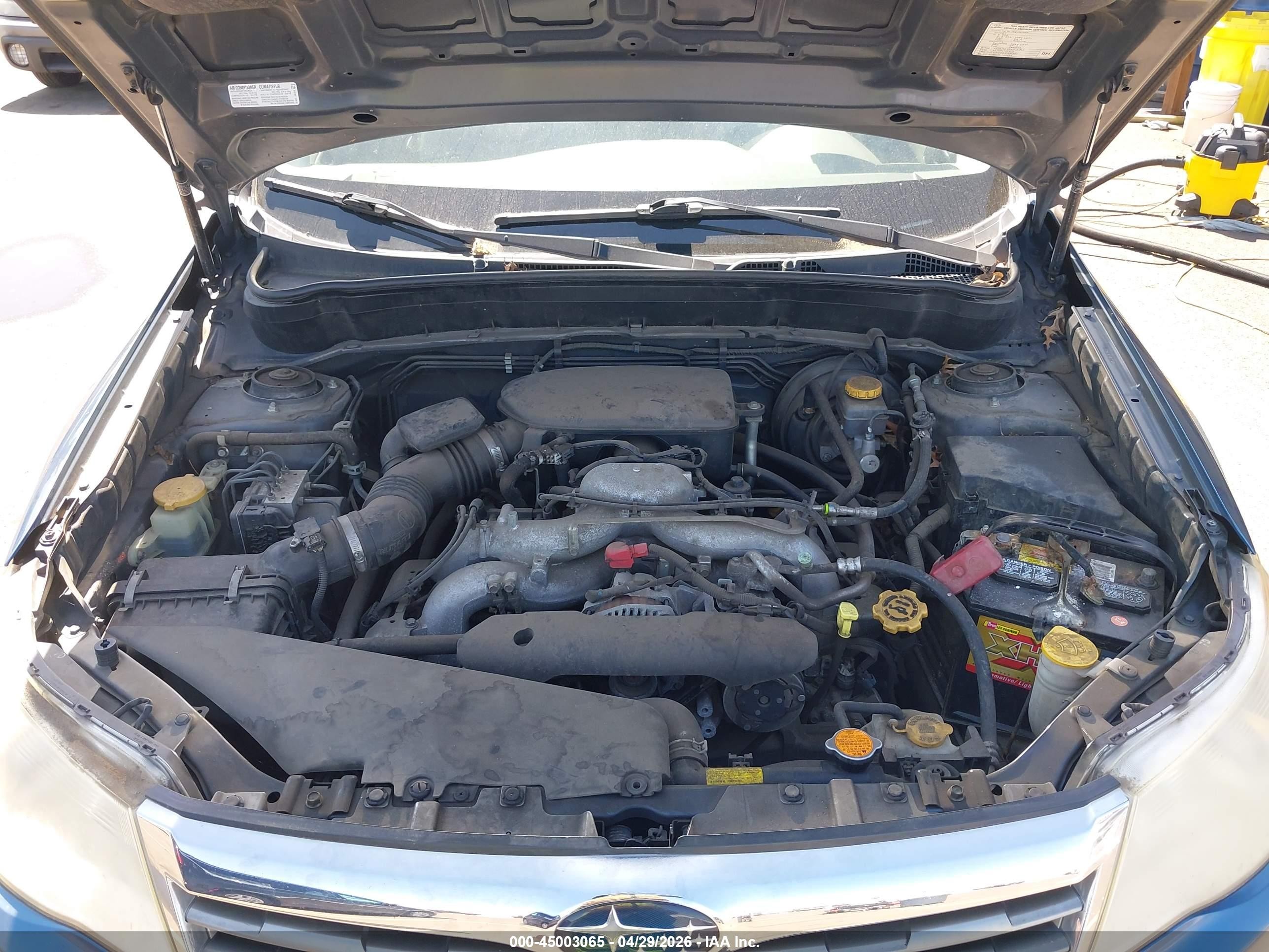 2010 Subaru Forester 2.5x Light Blue vin: JF2SH6BCXAH907905