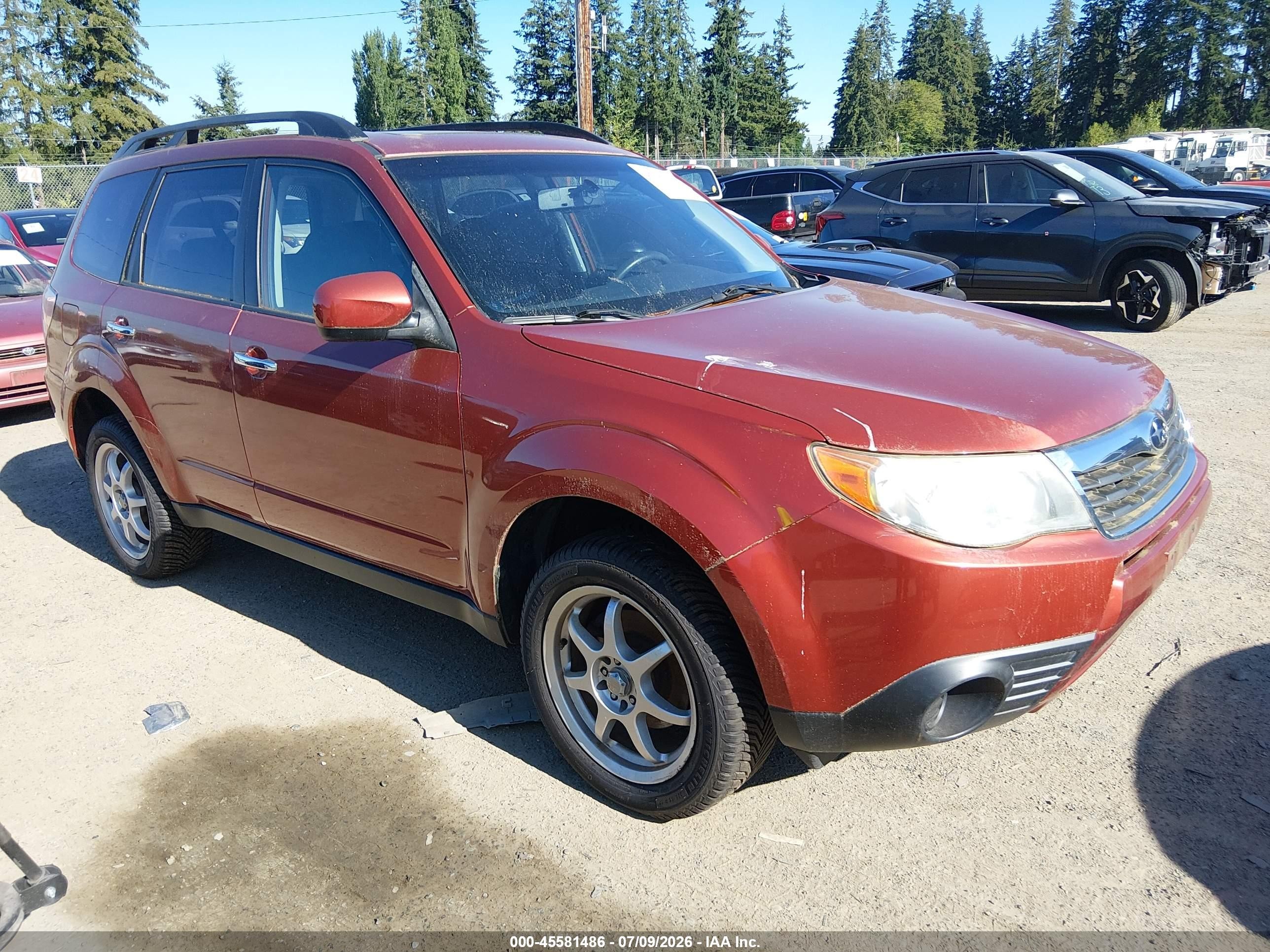 2010 Subaru Forester 2.5x Premium Orange vin: JF2SH6CC0AH714662