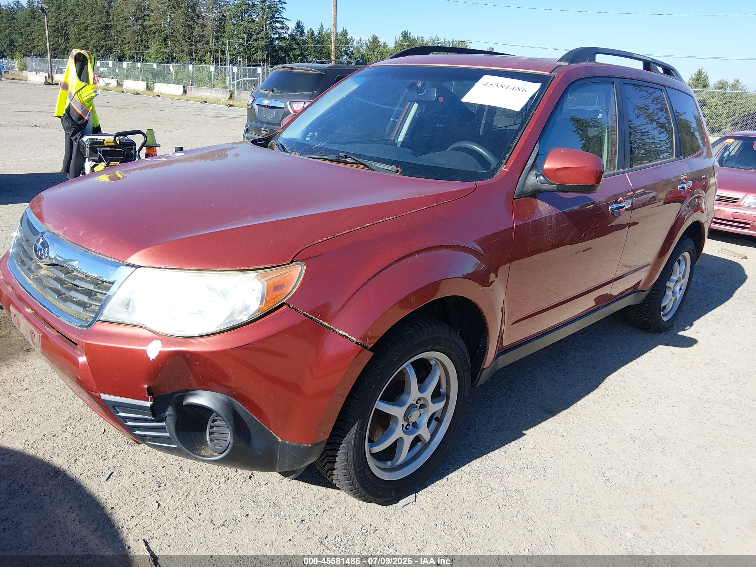 2010 Subaru Forester 2.5x Premium Orange vin: JF2SH6CC0AH714662