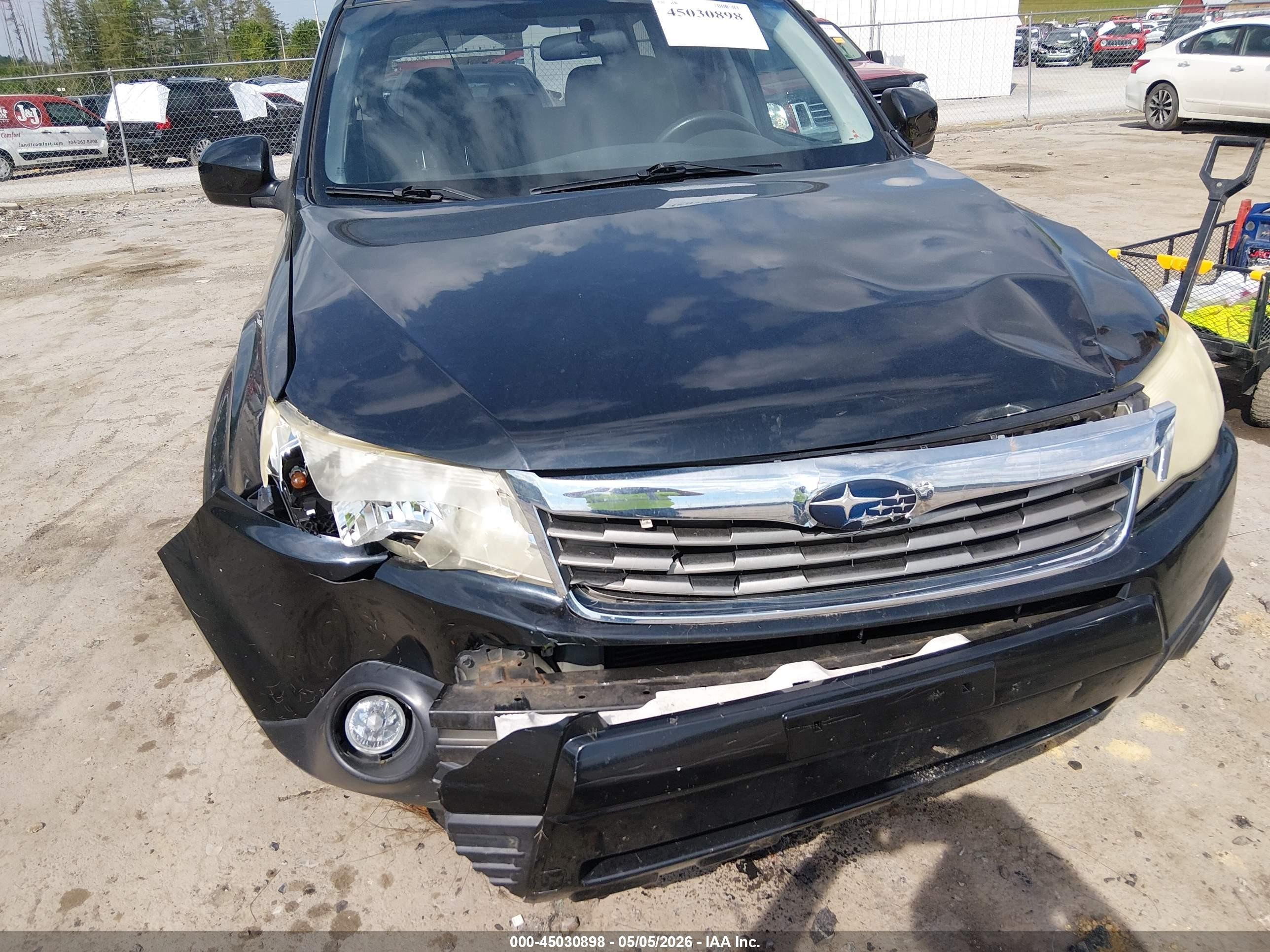 2010 Subaru Forester 2.5x Premium Black vin: JF2SH6CC0AH716136