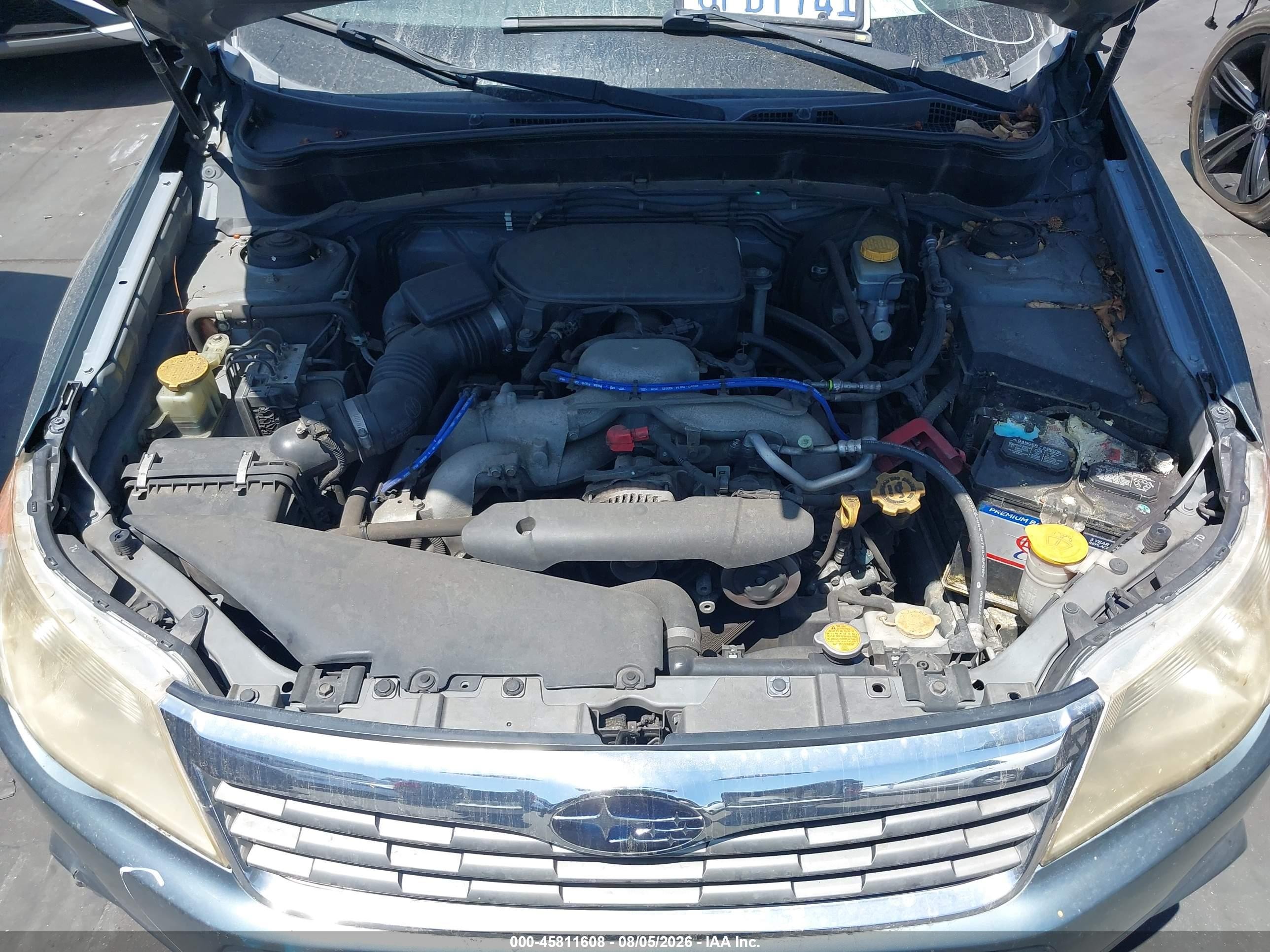 2010 Subaru Forester 2.5x Premium Серый vin: JF2SH6CC0AH722681