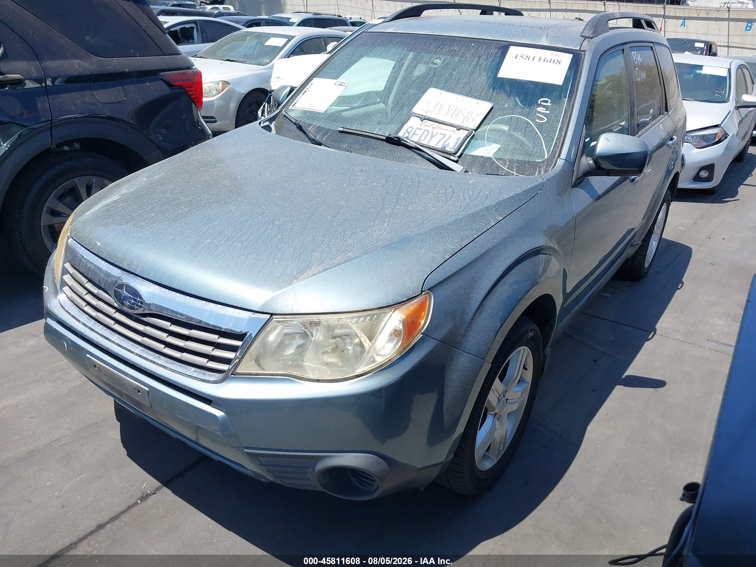 2010 Subaru Forester 2.5x Premium Серый vin: JF2SH6CC0AH722681